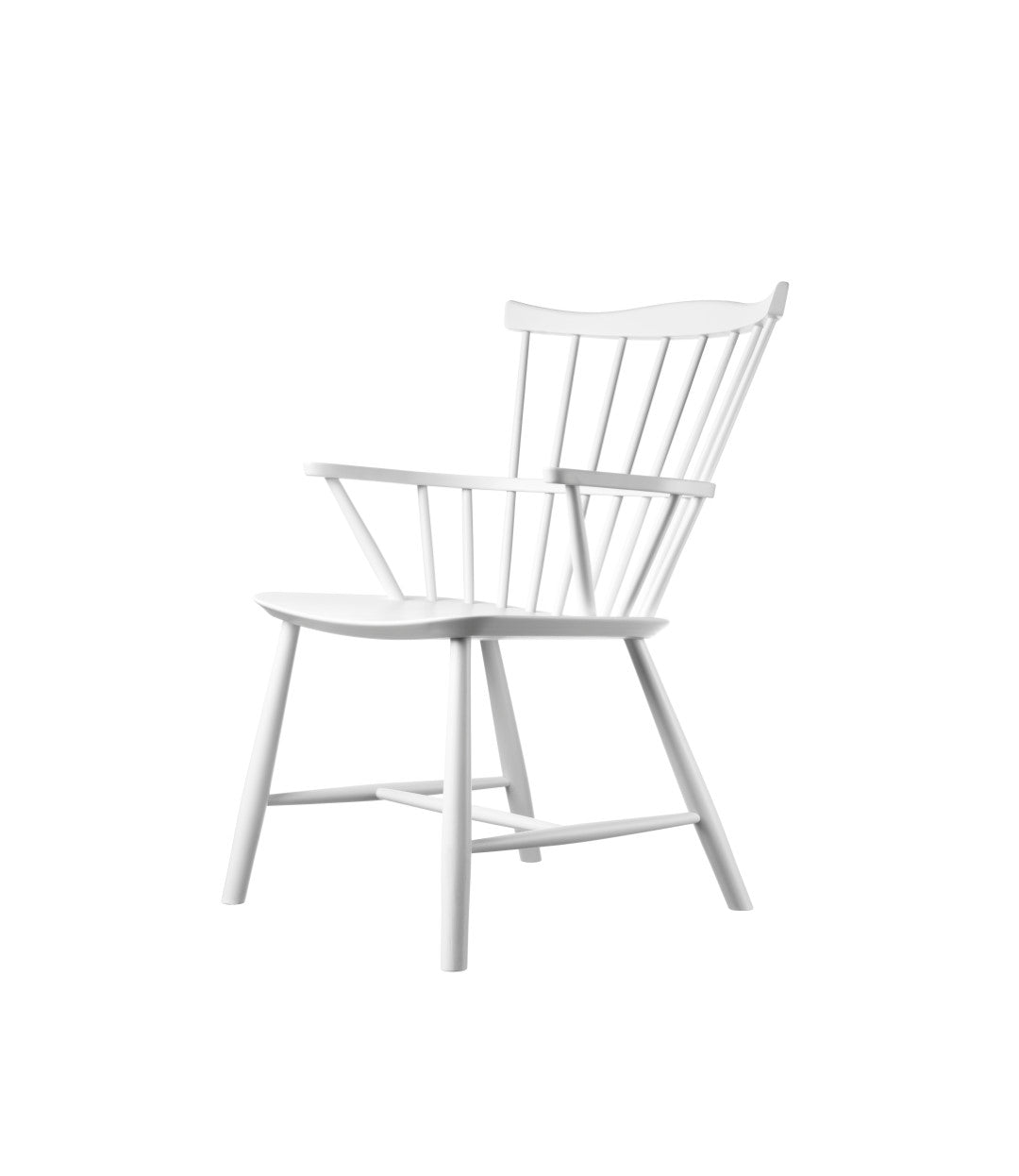 J52B - Chair - Beech - White