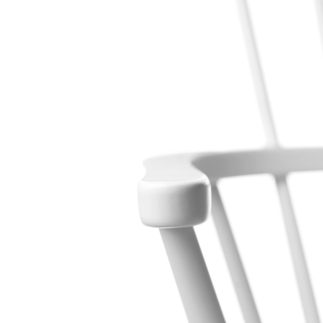 J52B - Chair - Beech - White