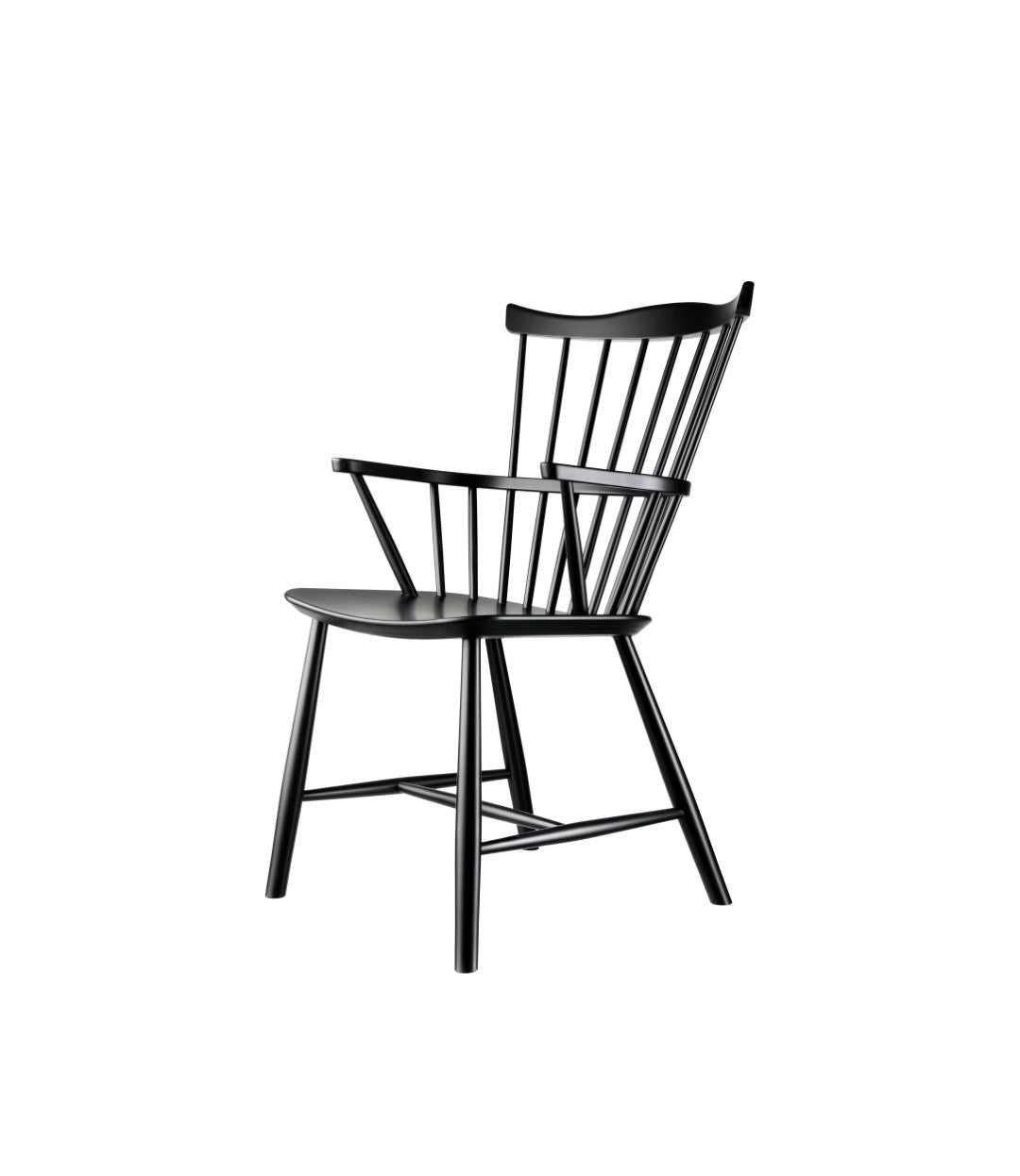 J52B - Chair - Beech - Black