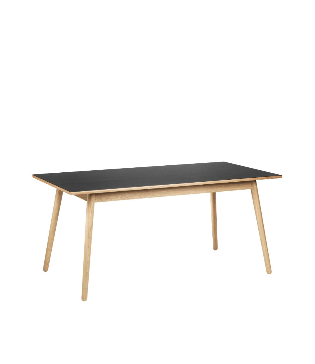 C35B - Dining table w/2 extension leaves - Black