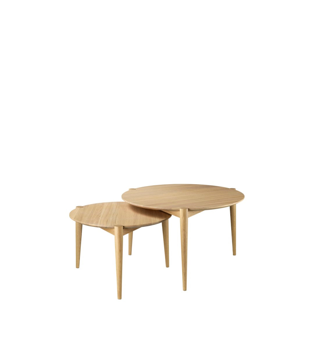 D102 Søs - Coffee table - Oak - Lacquered - Ø55