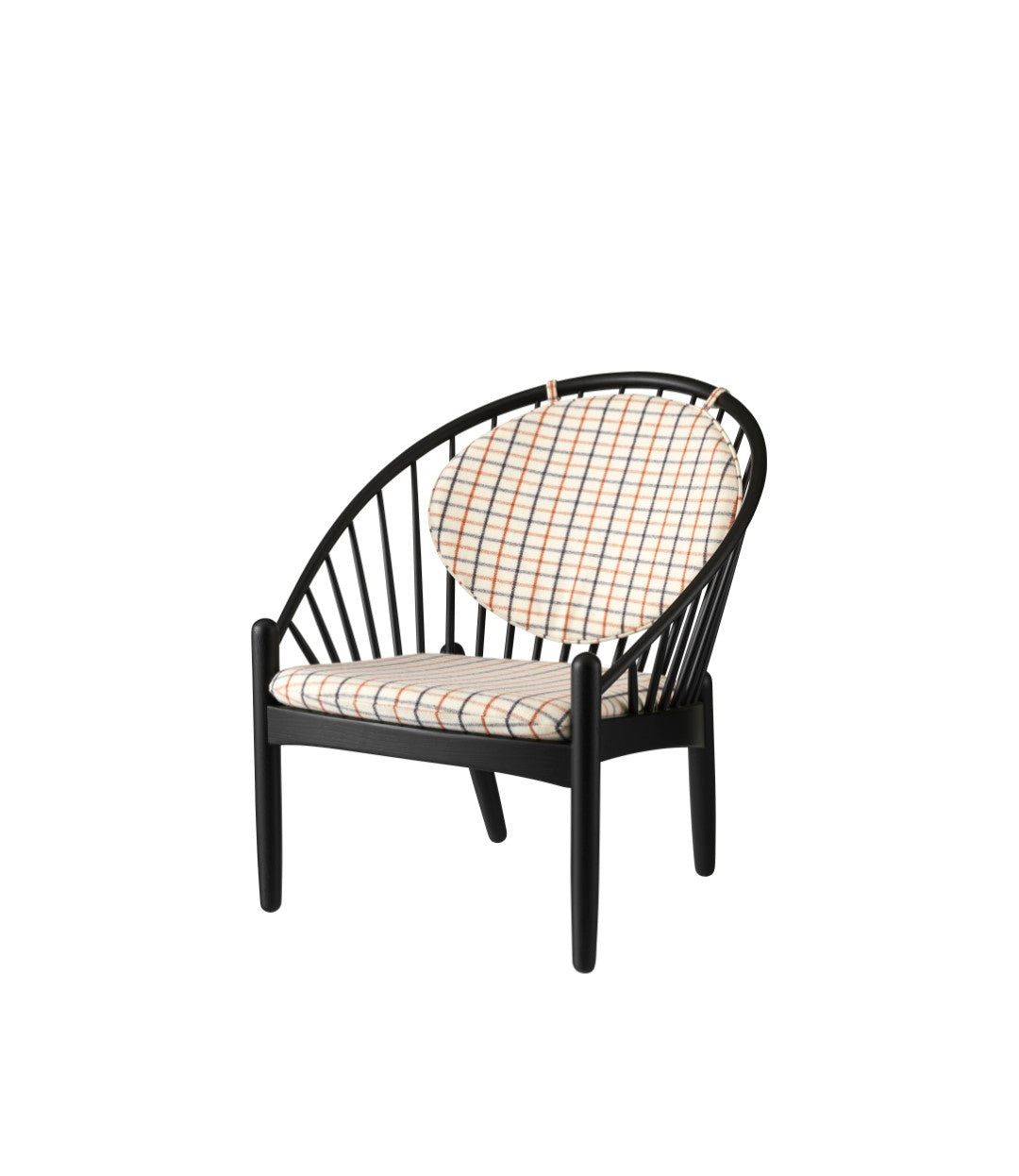 J166 - Jørna - Chair - Jet Black - Red