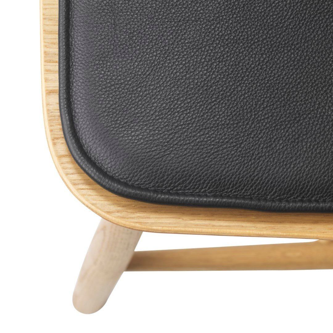 R5 Nøje - Cushion - Leather - Black - J46