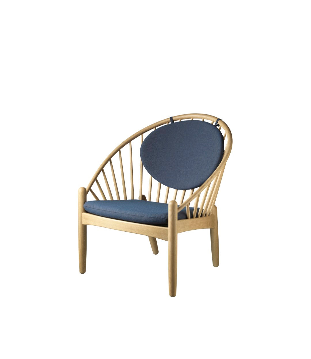 J166 Jørna - Chair - Oak - Dark Blue