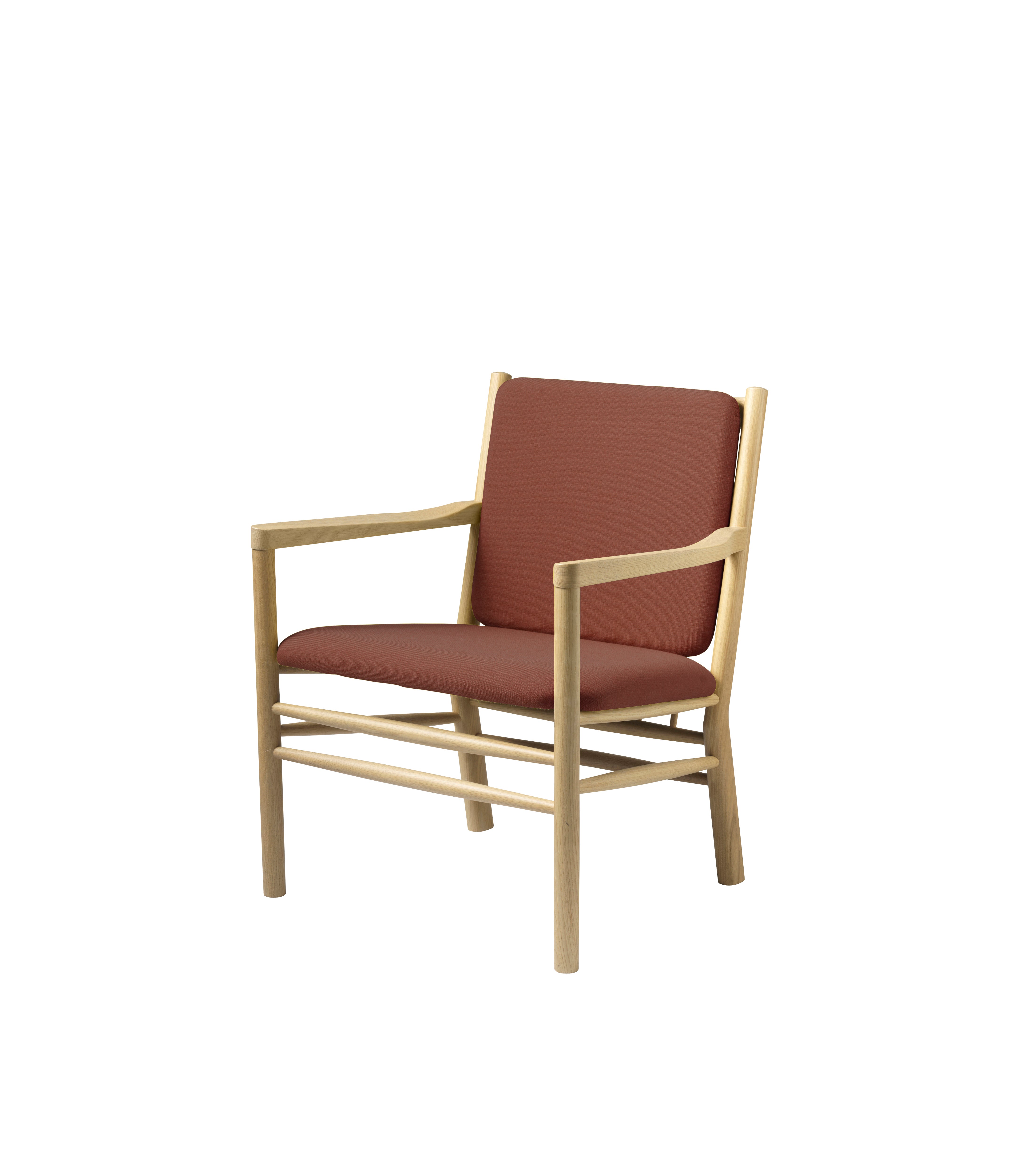 J147 - Armchair - Oak - Orange