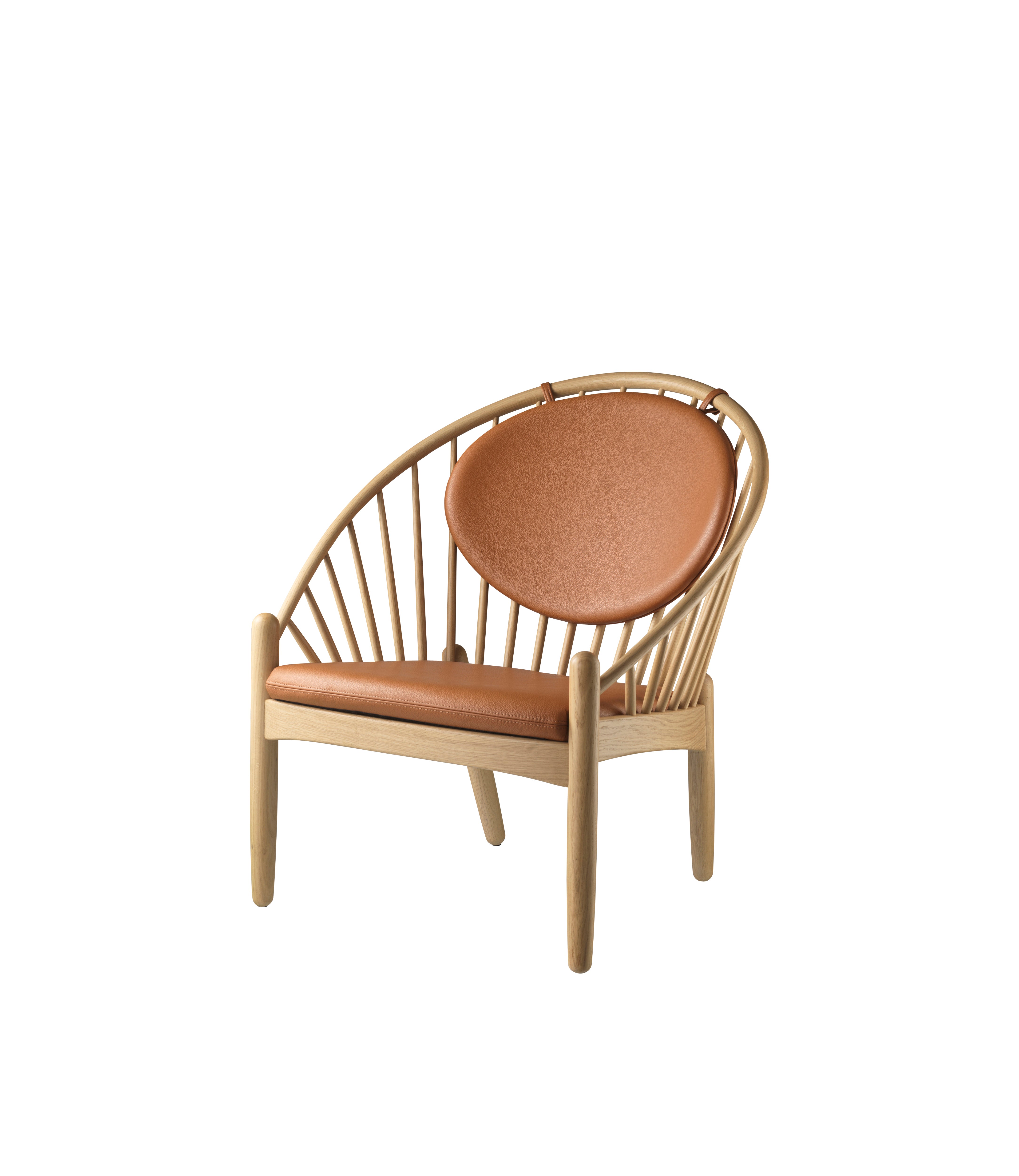 J166 Jørna - Chair - Oak - Cognac leather