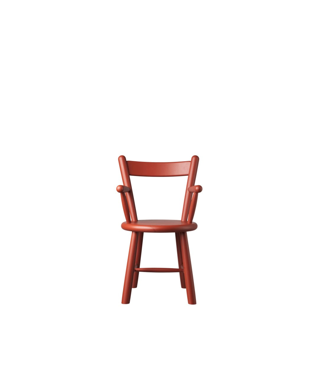 P9 - Children's chair - Beech - Red