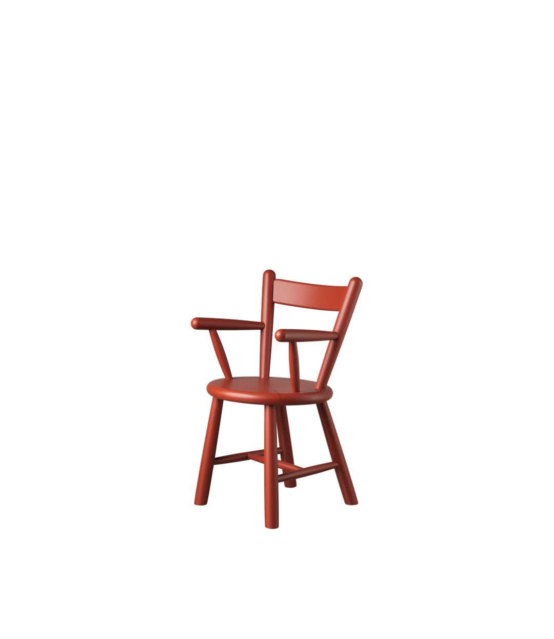 P9 - Children's chair - Beech - Red