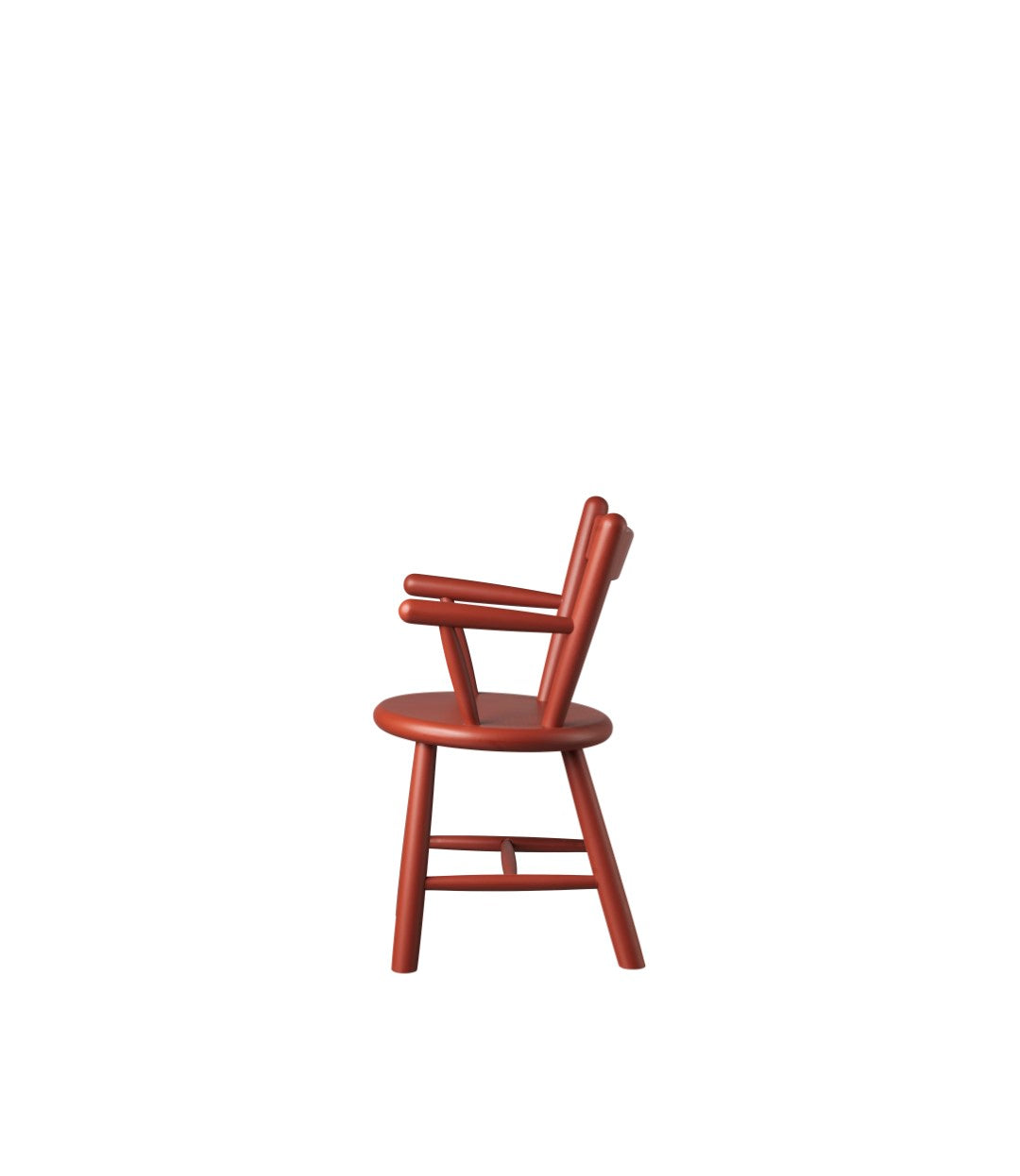 P9 - Children's chair - Beech - Red