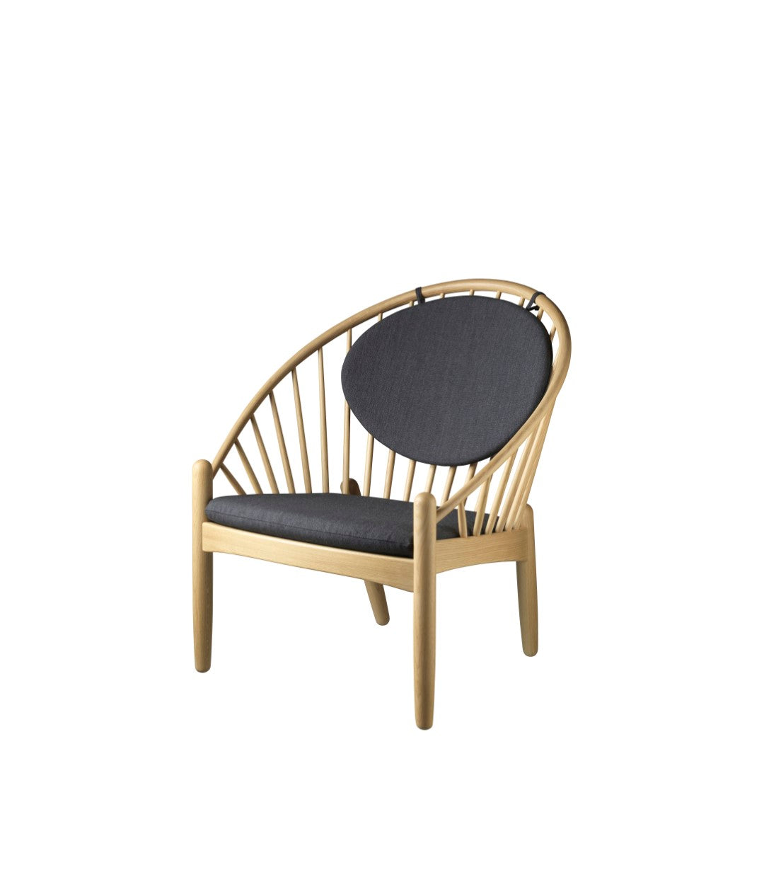 J166 Jørna - Chair - Oak - Dark Grey