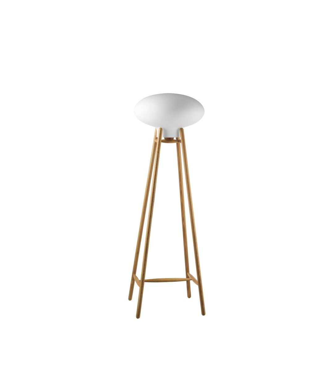 U5 Hiti - Floor lamp - Oak - Opal glass