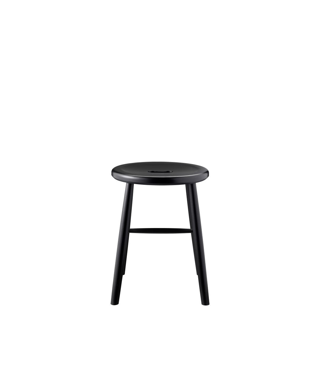 J27 - Stool - Beech - Jet Black