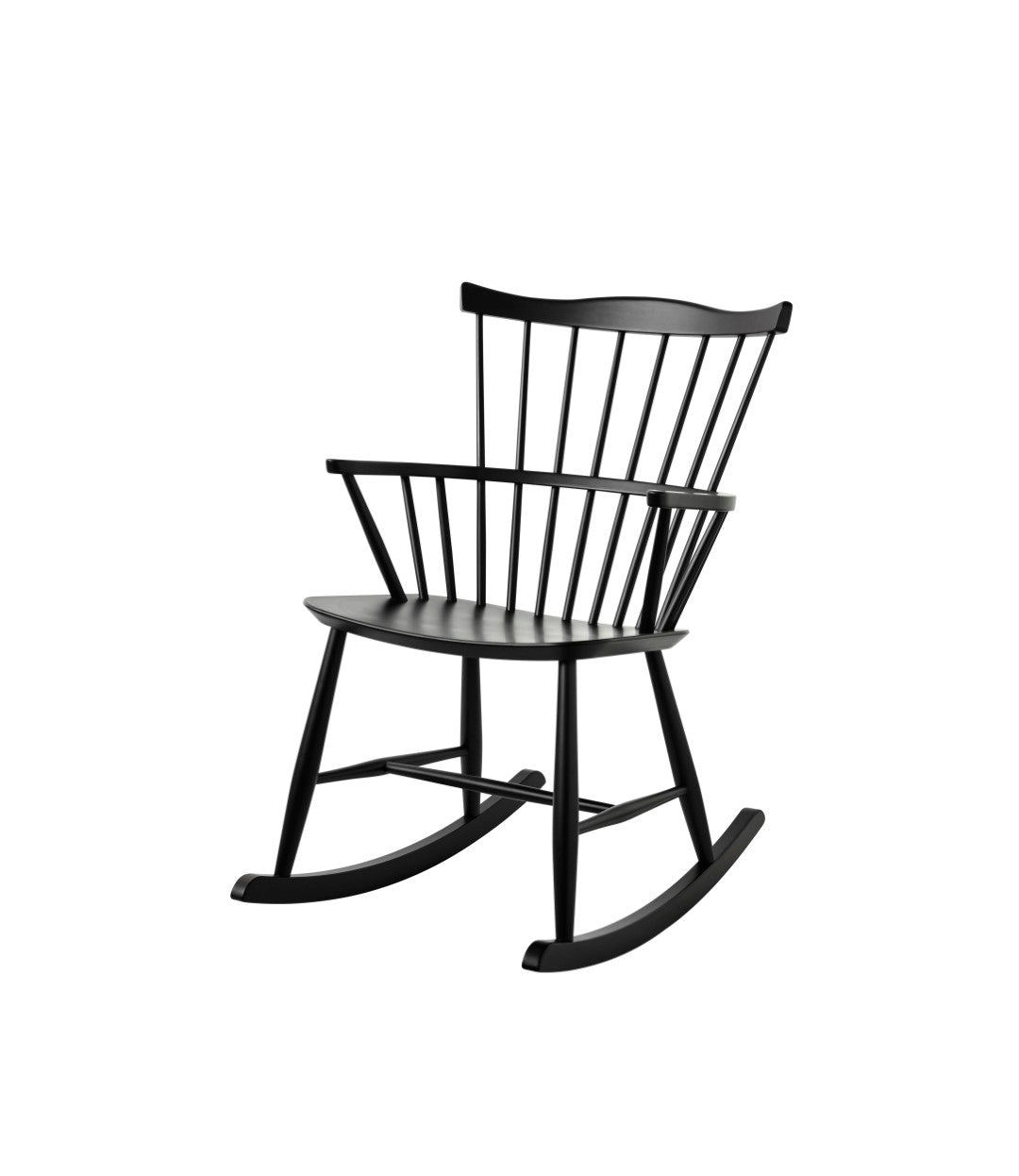 J52G - Rocking chair - Beech - Jet Black