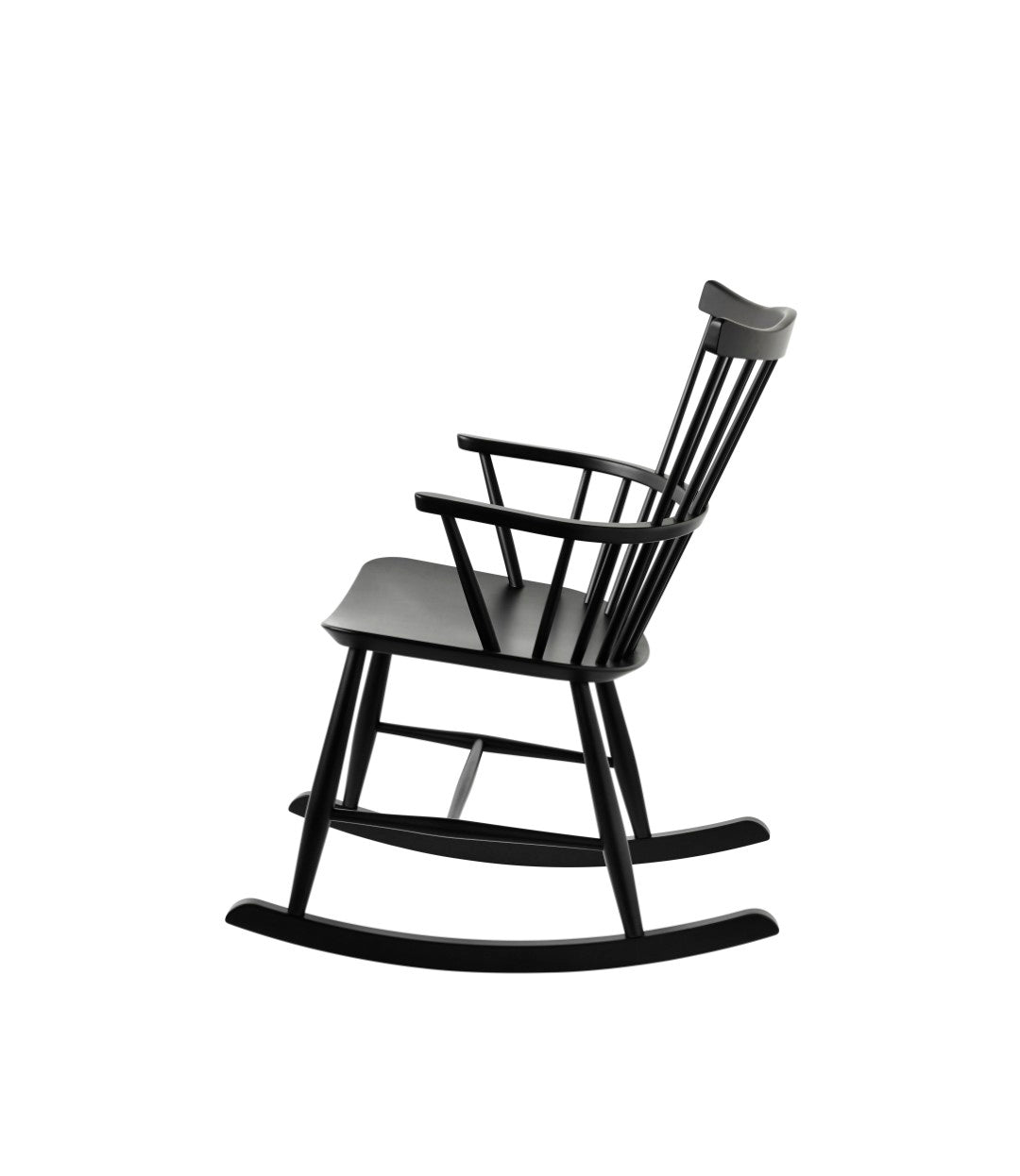 J52G - Rocking chair - Beech - Jet Black