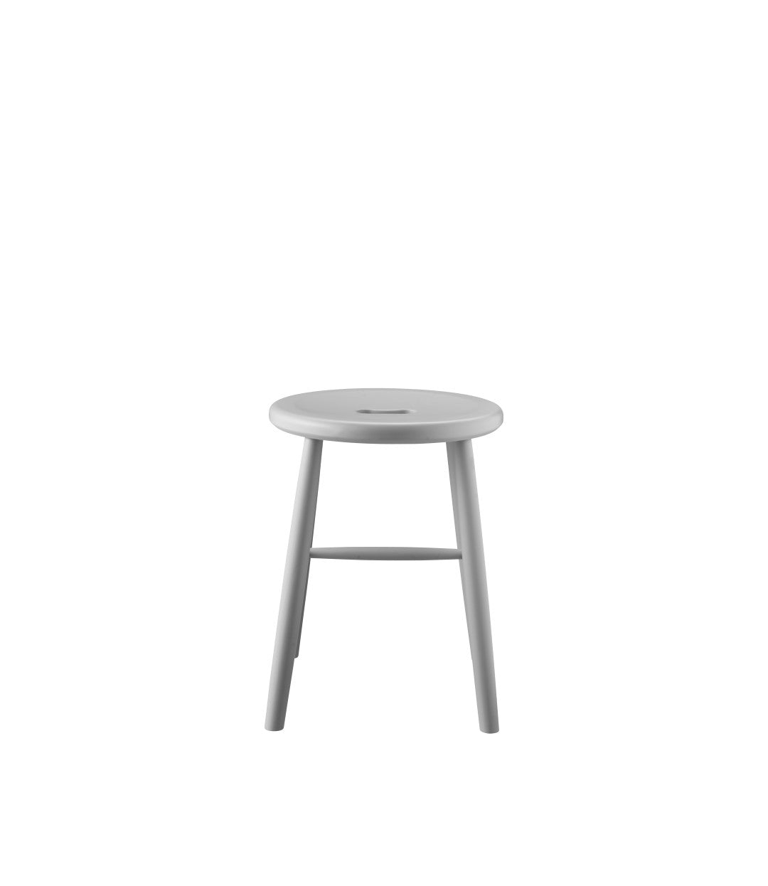 J27 - Stool - Beech - Pebble Grey