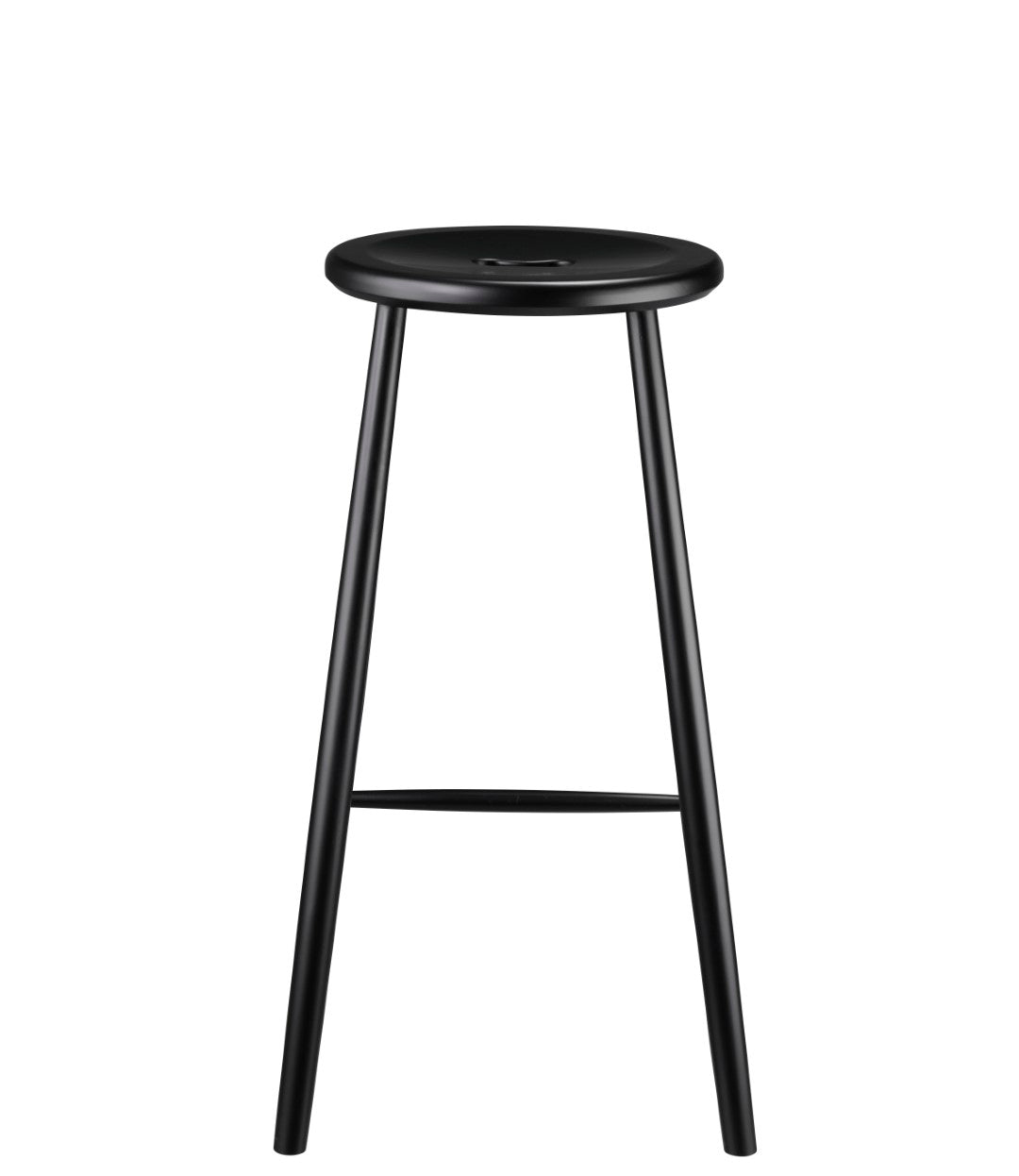 J27B - Bar stool - Beech - Jet Black