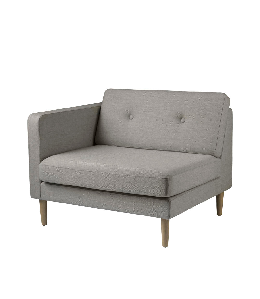 L42 Firhøj - Venstre modul 90 - Eg - Grey Beige