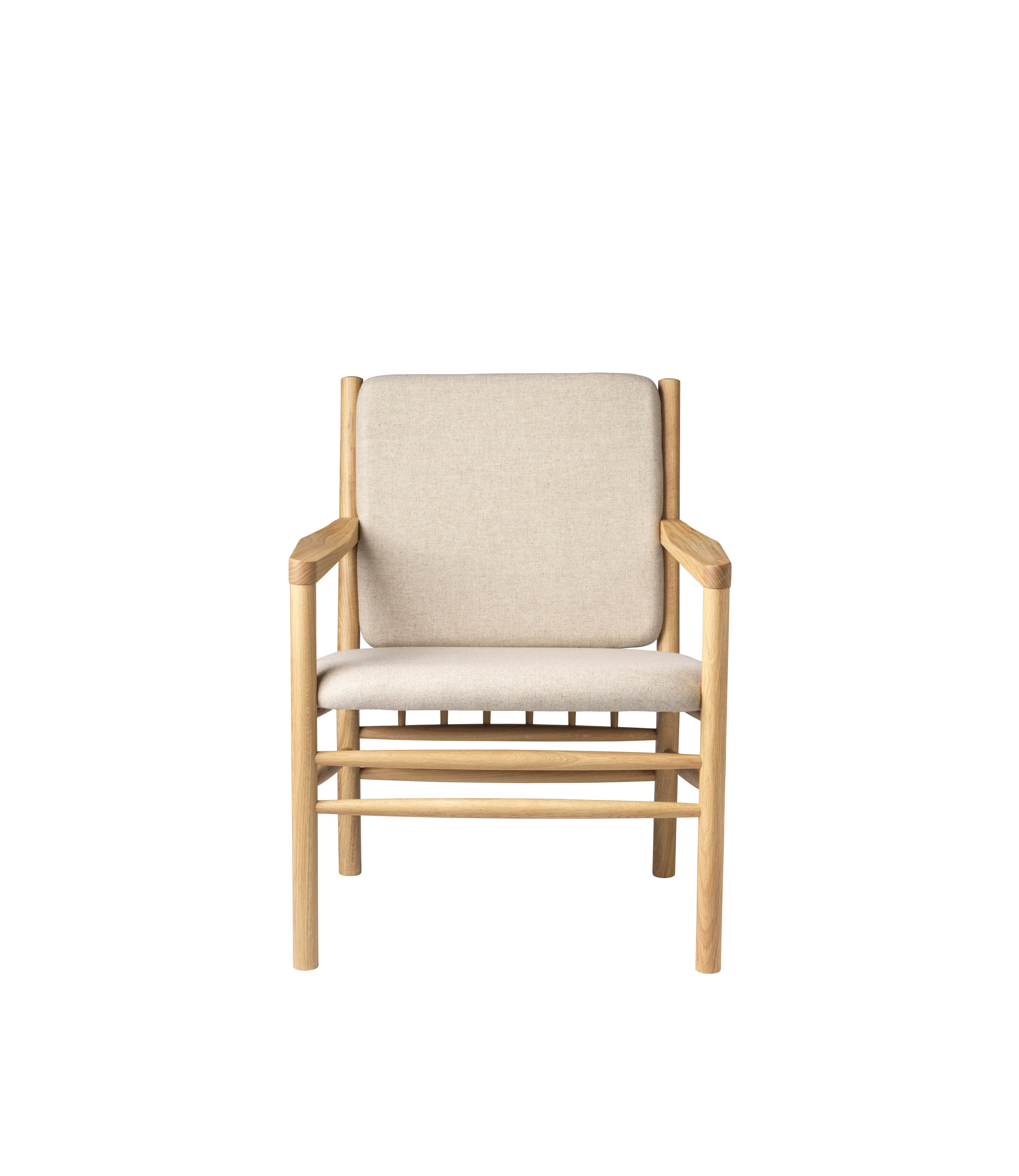 J147 - Armchair - Oak - Beige (20)