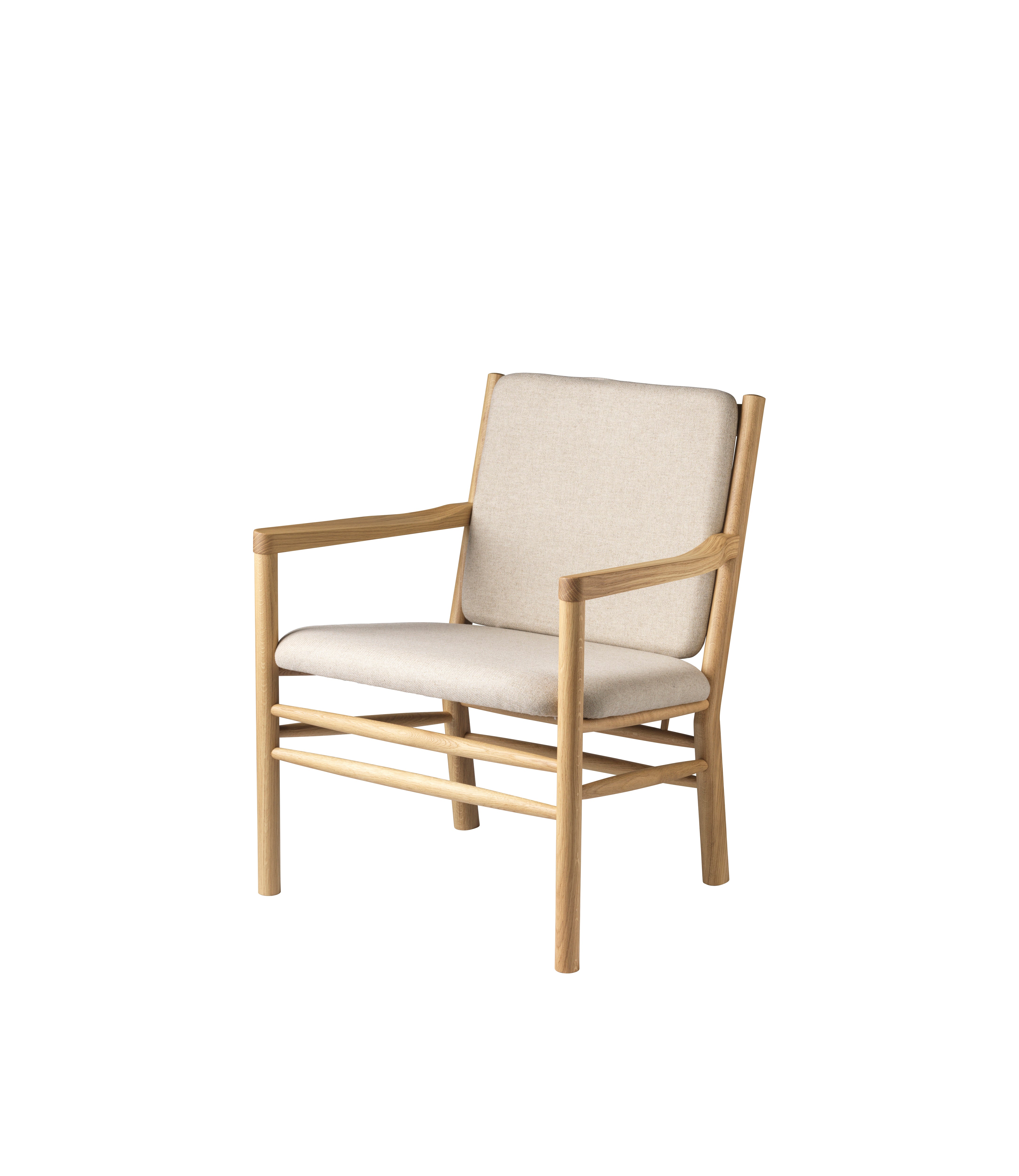 J147 - Armchair - Oak - Beige (20)