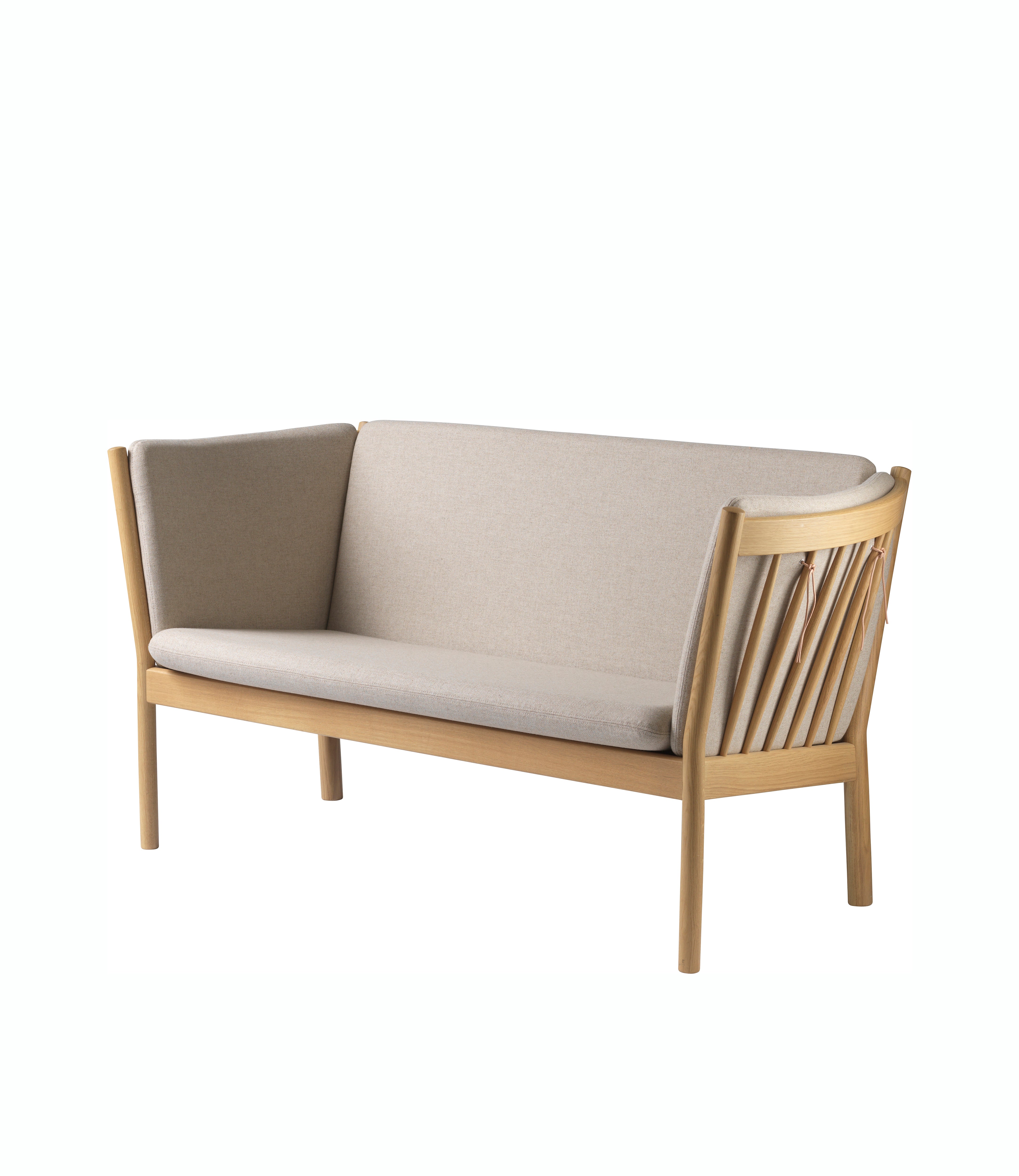 J148 - 2-Seater Sofa - Oak - Beige (20)