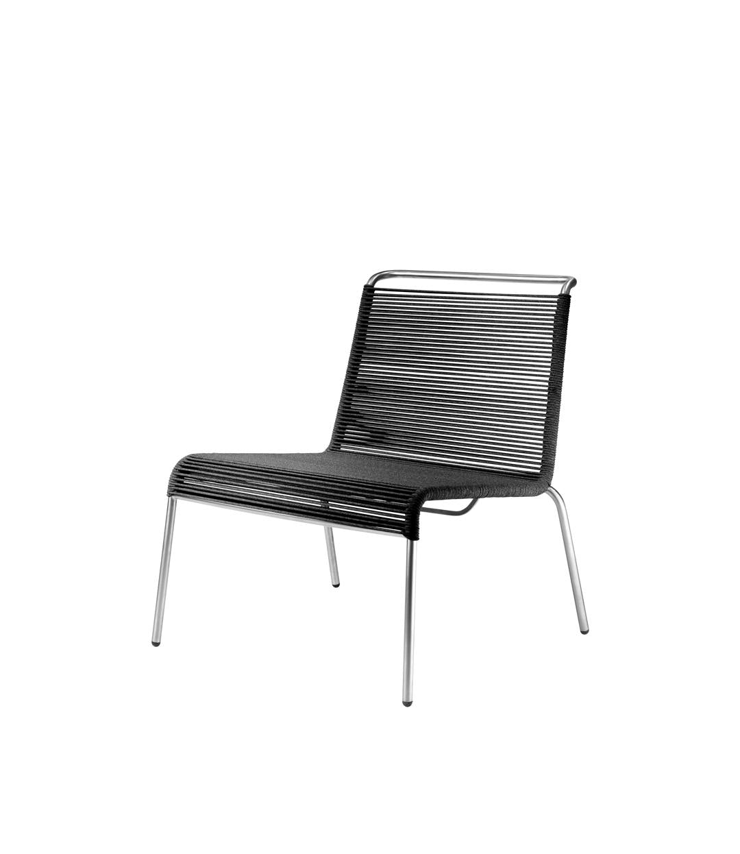 M20L Teglgaard - Lounge cord chair - Black