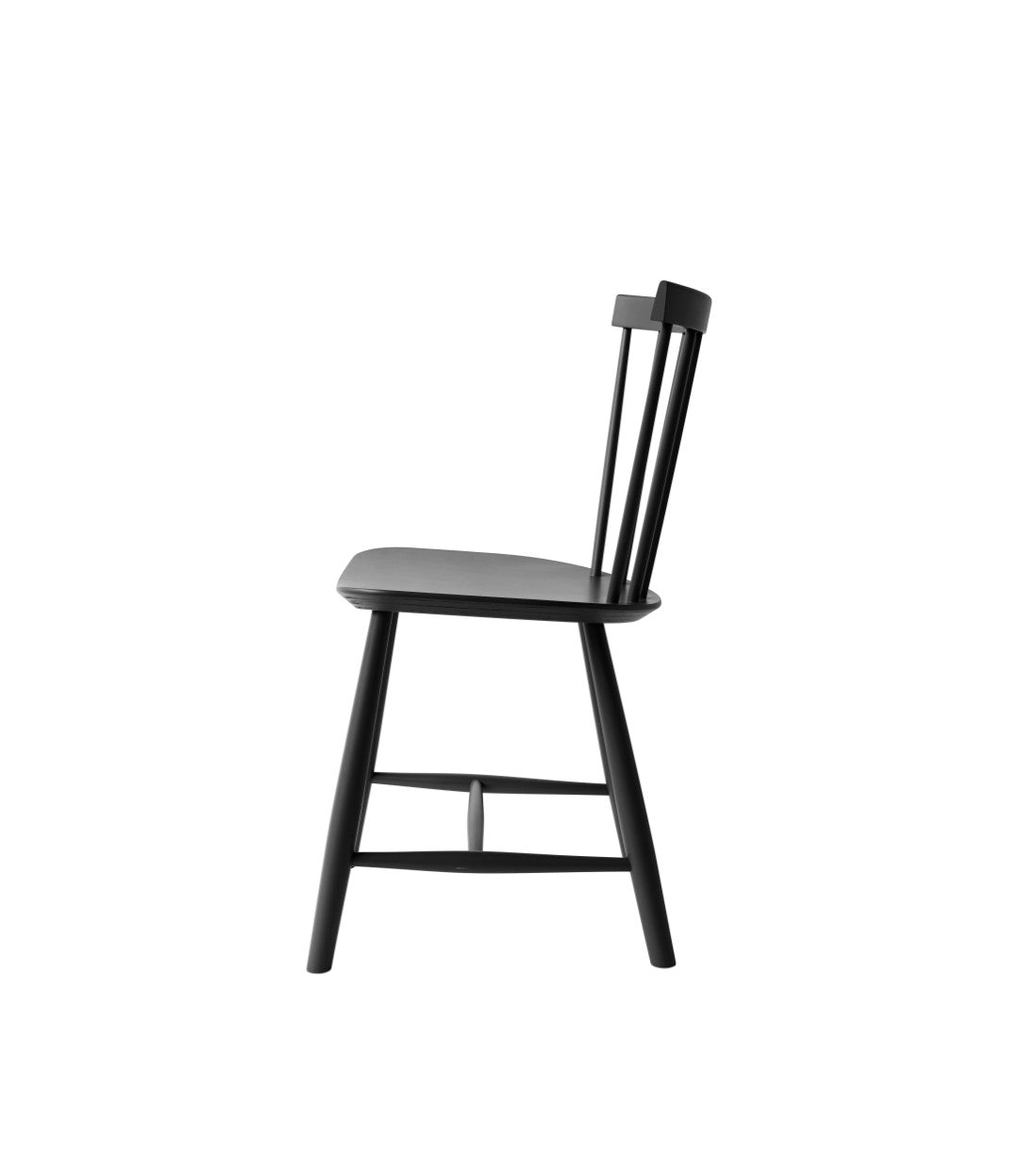 J46 - Chair - Beech - Jet Black