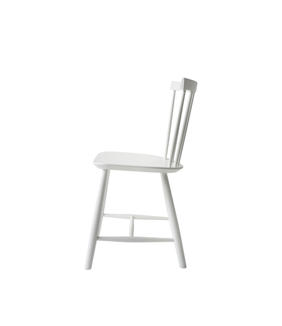 J46 - Chair - Beech - Pure White