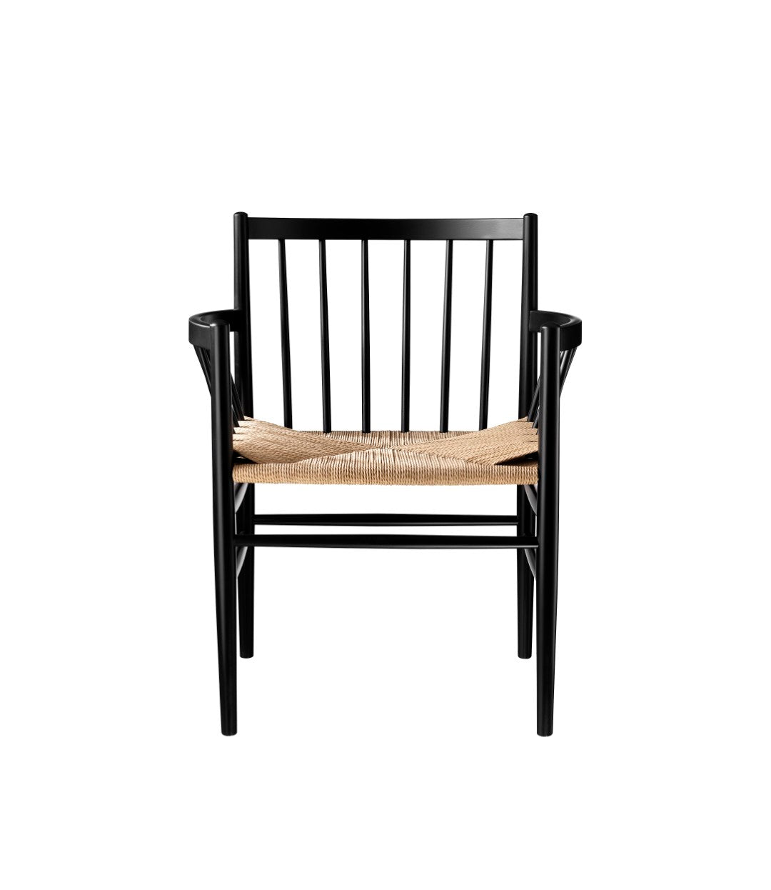 J81 - Chair - Beech - Jet Black