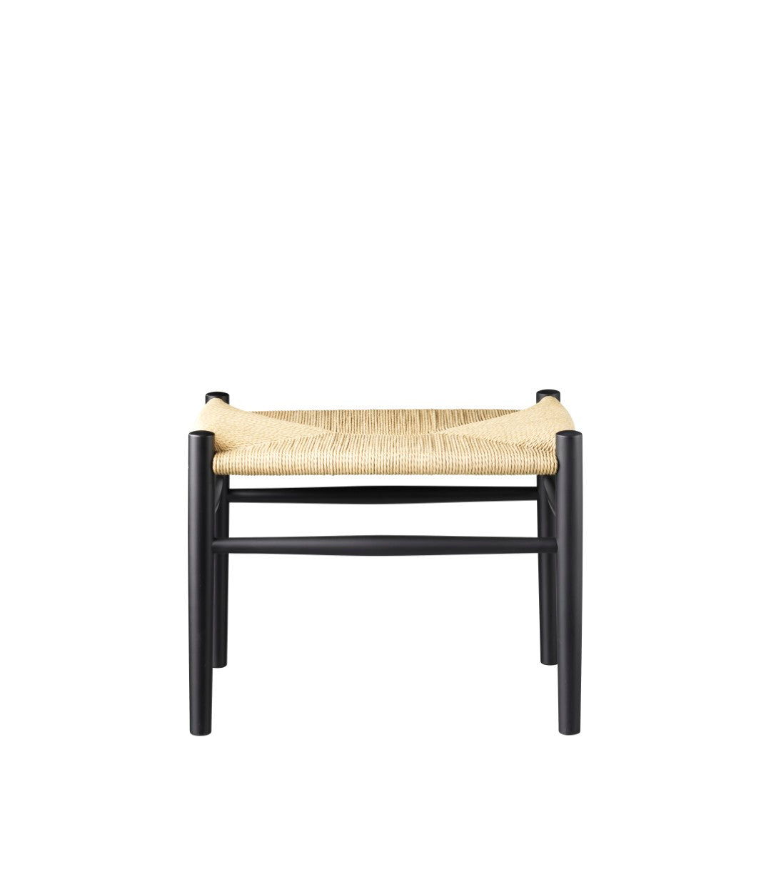 J83 - Stool - Beech - Jet Black