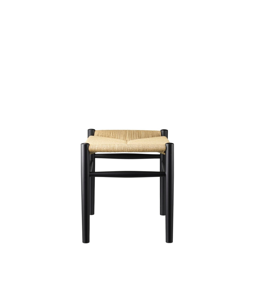 J83 - Stool - Beech - Jet Black