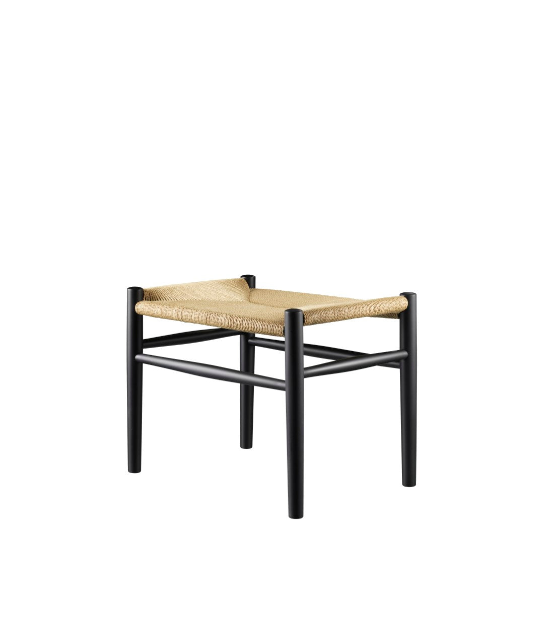 J83 - Stool - Beech - Jet Black