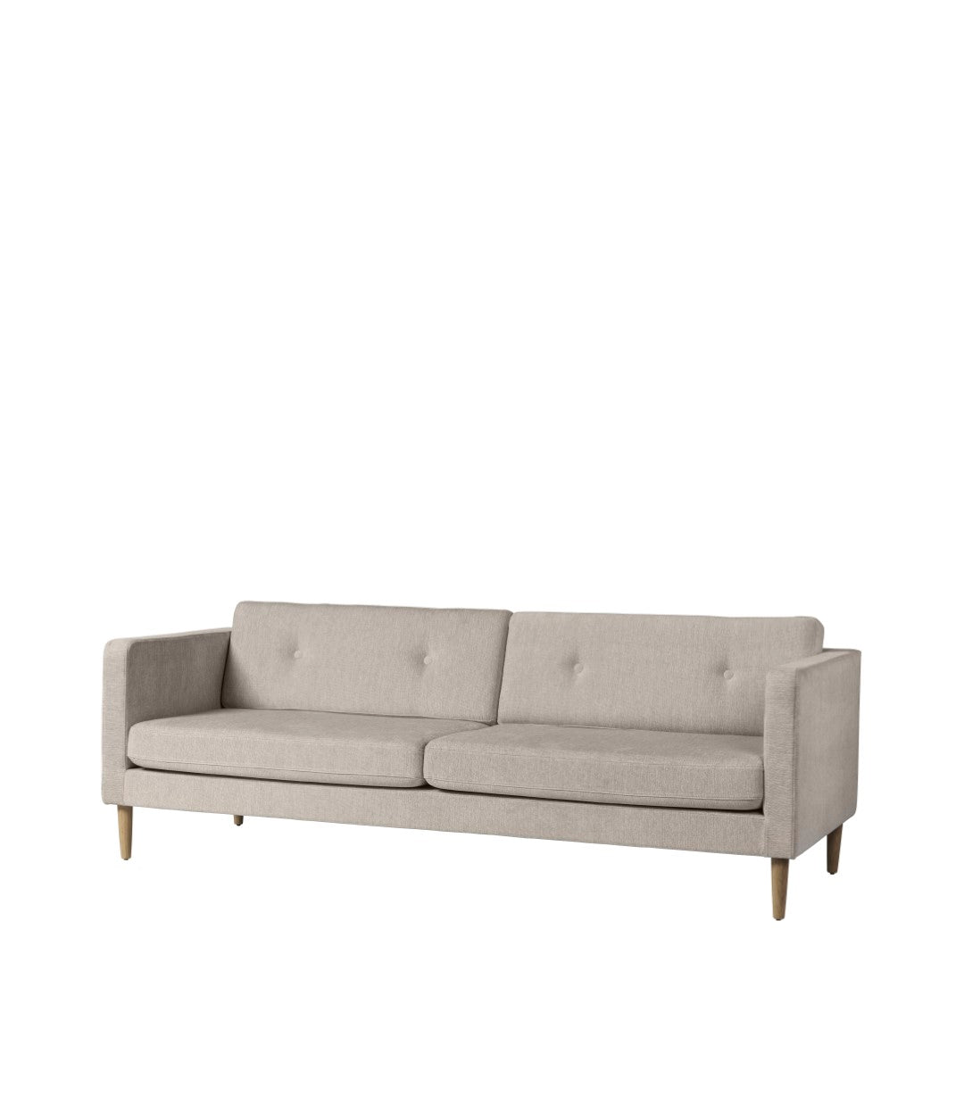 L42 Firhøj - 3 pers. sofa - Eg - Beige (213)