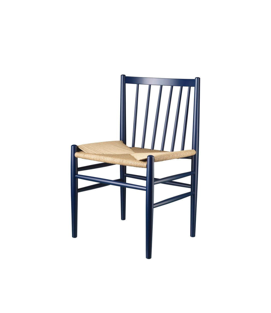 J80 - Chair - Beech - Steel Blue