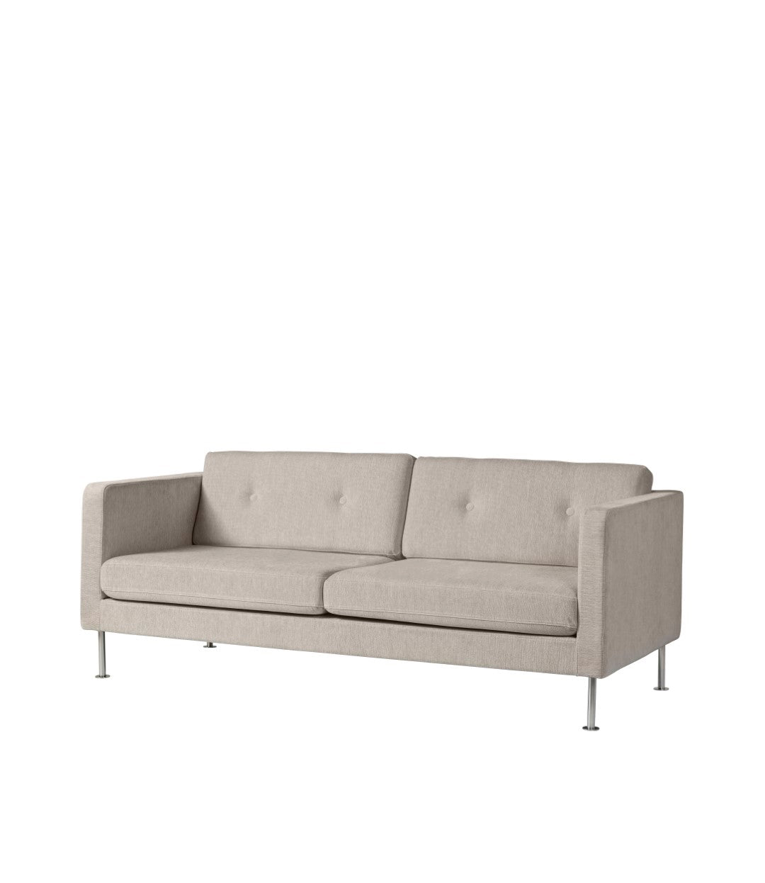 L42 Firhøj - 2,5 pers. sofa - Stål - Beige (213)