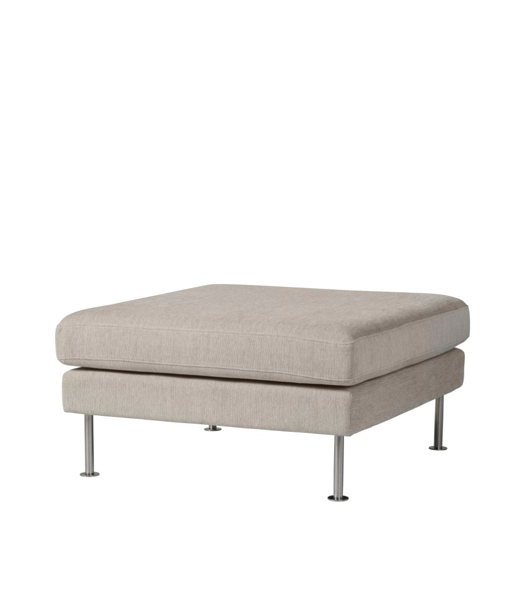 L42 Firhøj - Pouf - Steel - Beige (213)