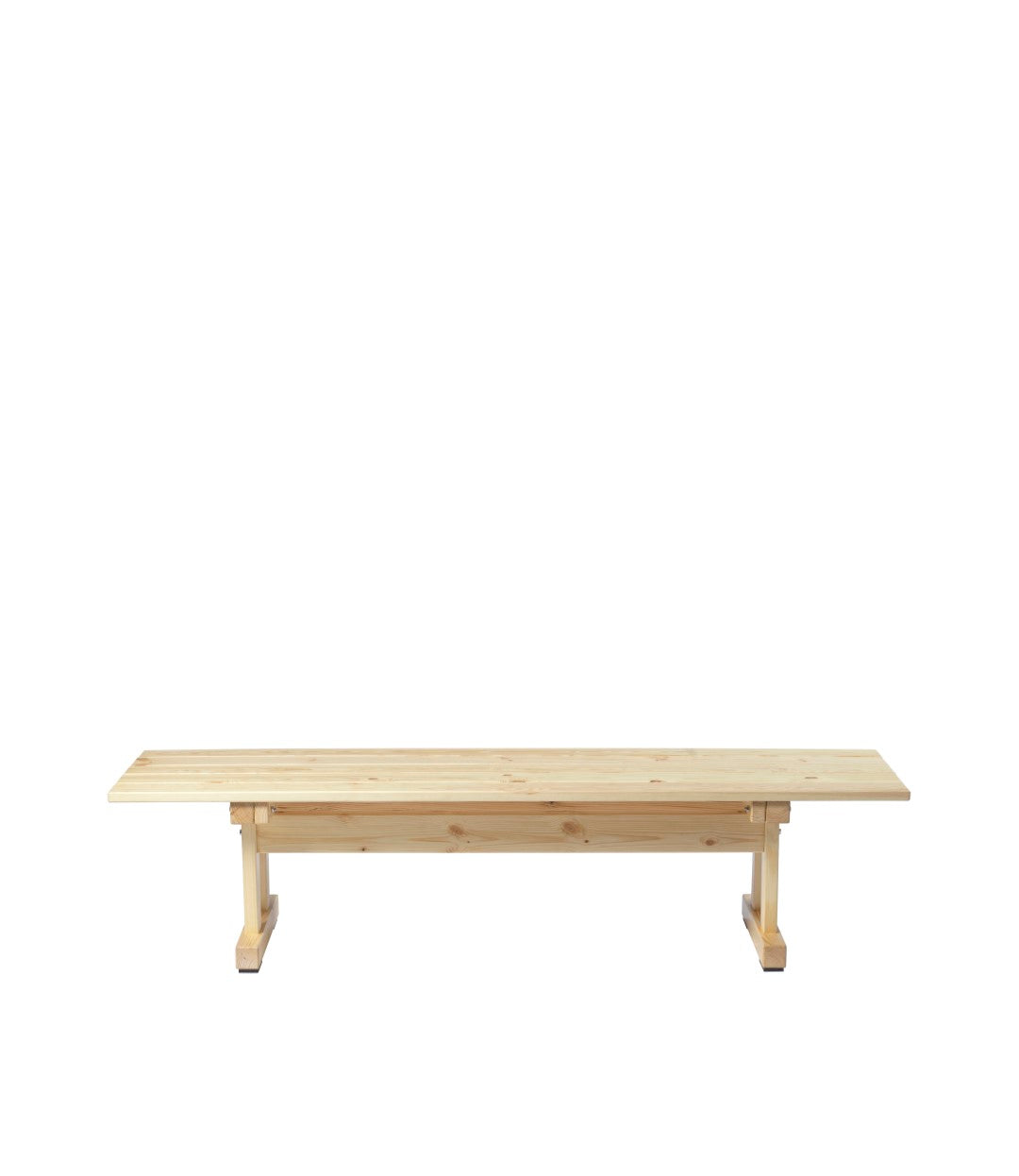 M15 Ermelunden - Bench without backrest - Pine