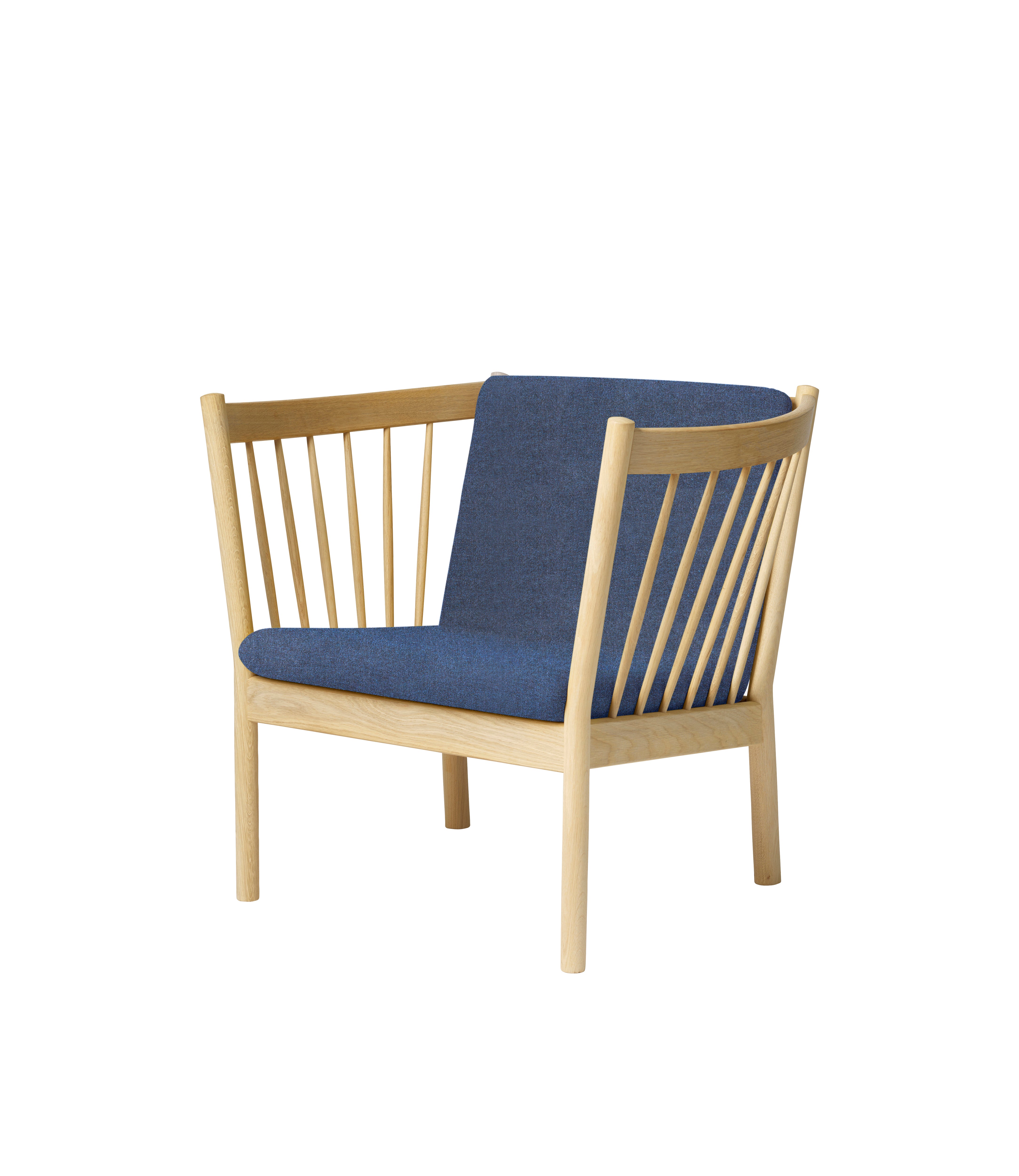 J146 - Armchair - Oak - Dark Blue (36)