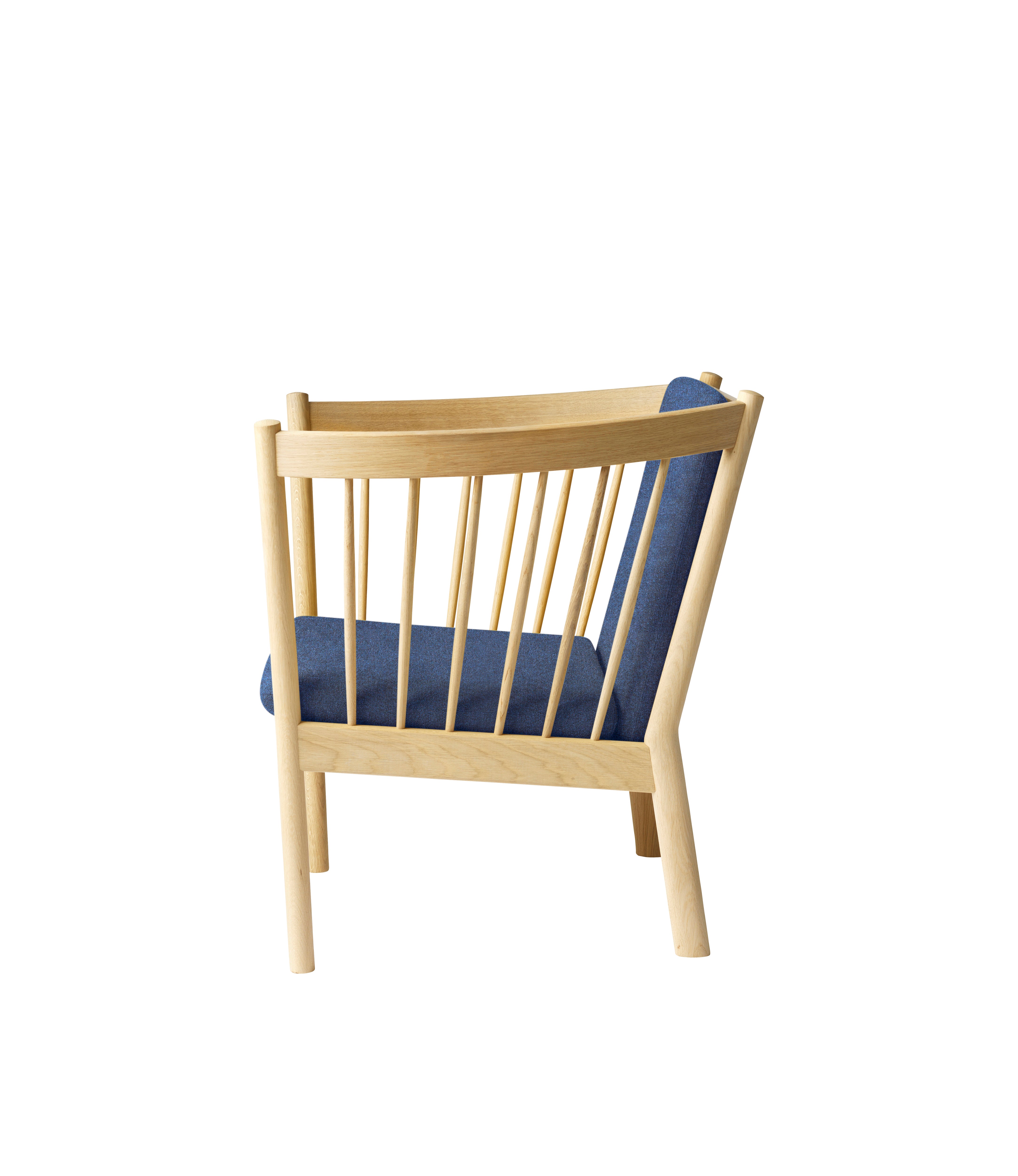 J146 - Armchair - Oak - Dark Blue (36)