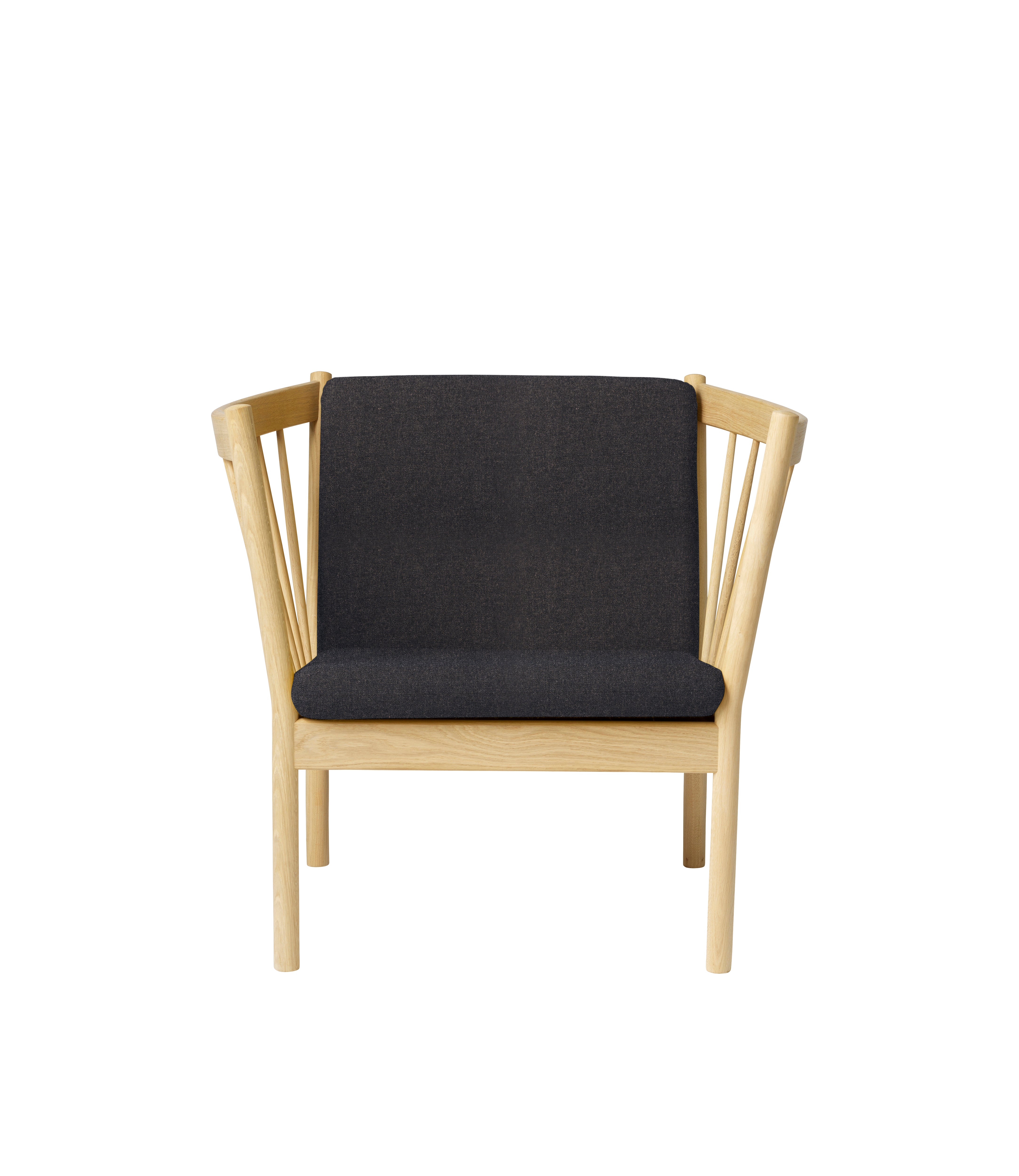 J146 - Armchair - Oak - Dark Grey