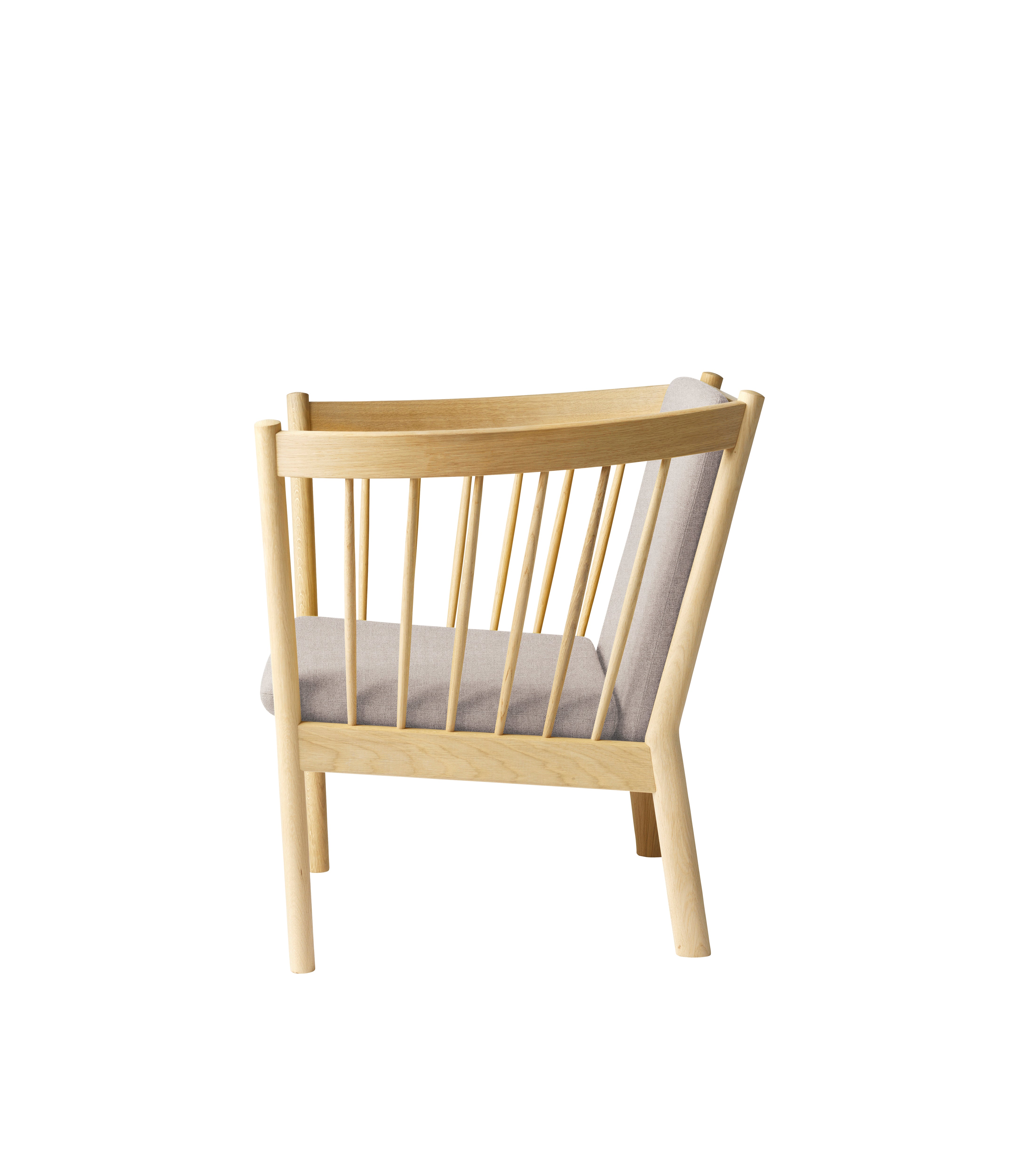 J146 - Armchair - Oak - Light Grey