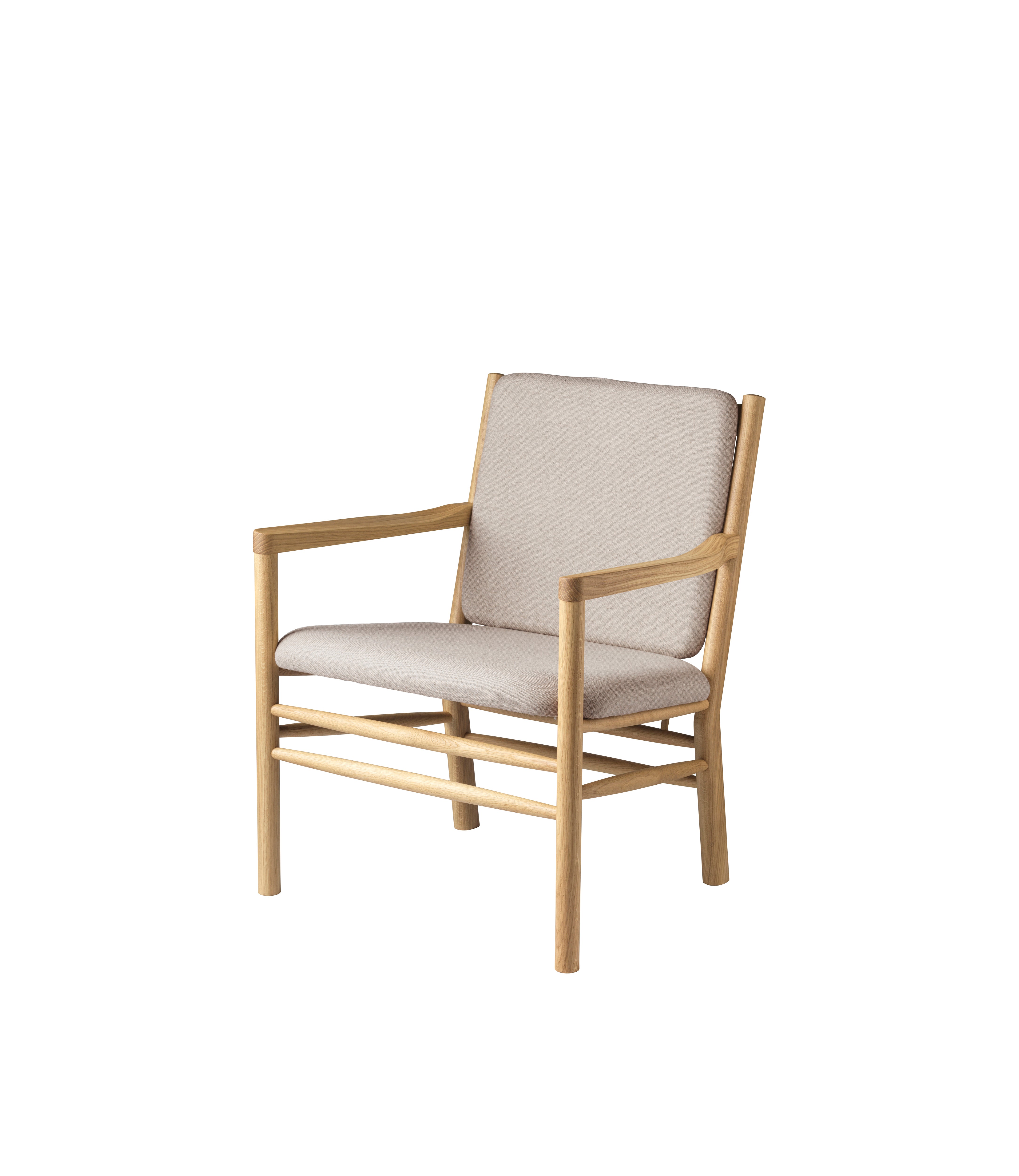 J147 - Armchair - Oak - Beige (61)