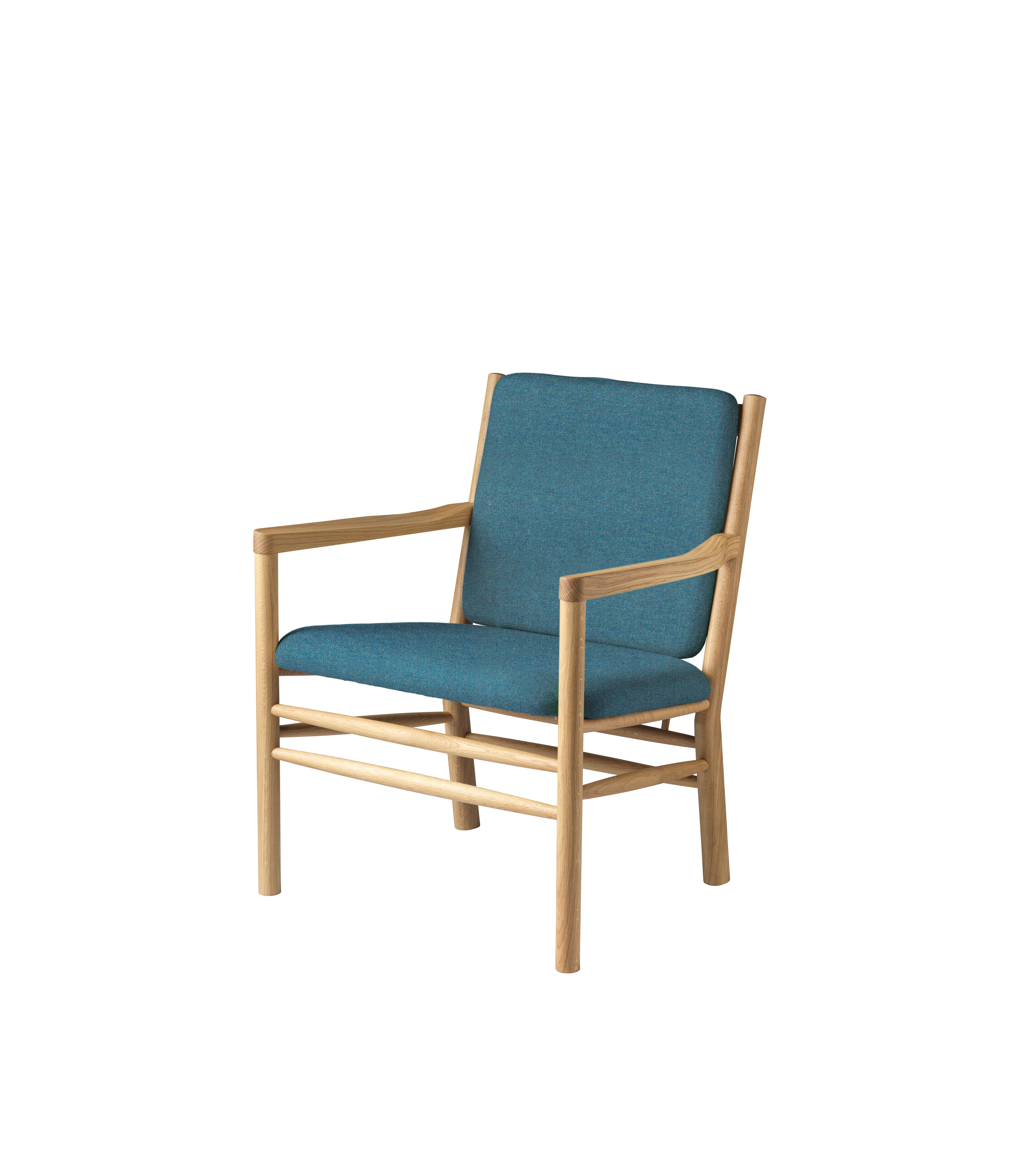 J147 - Armchair - Oak - Green