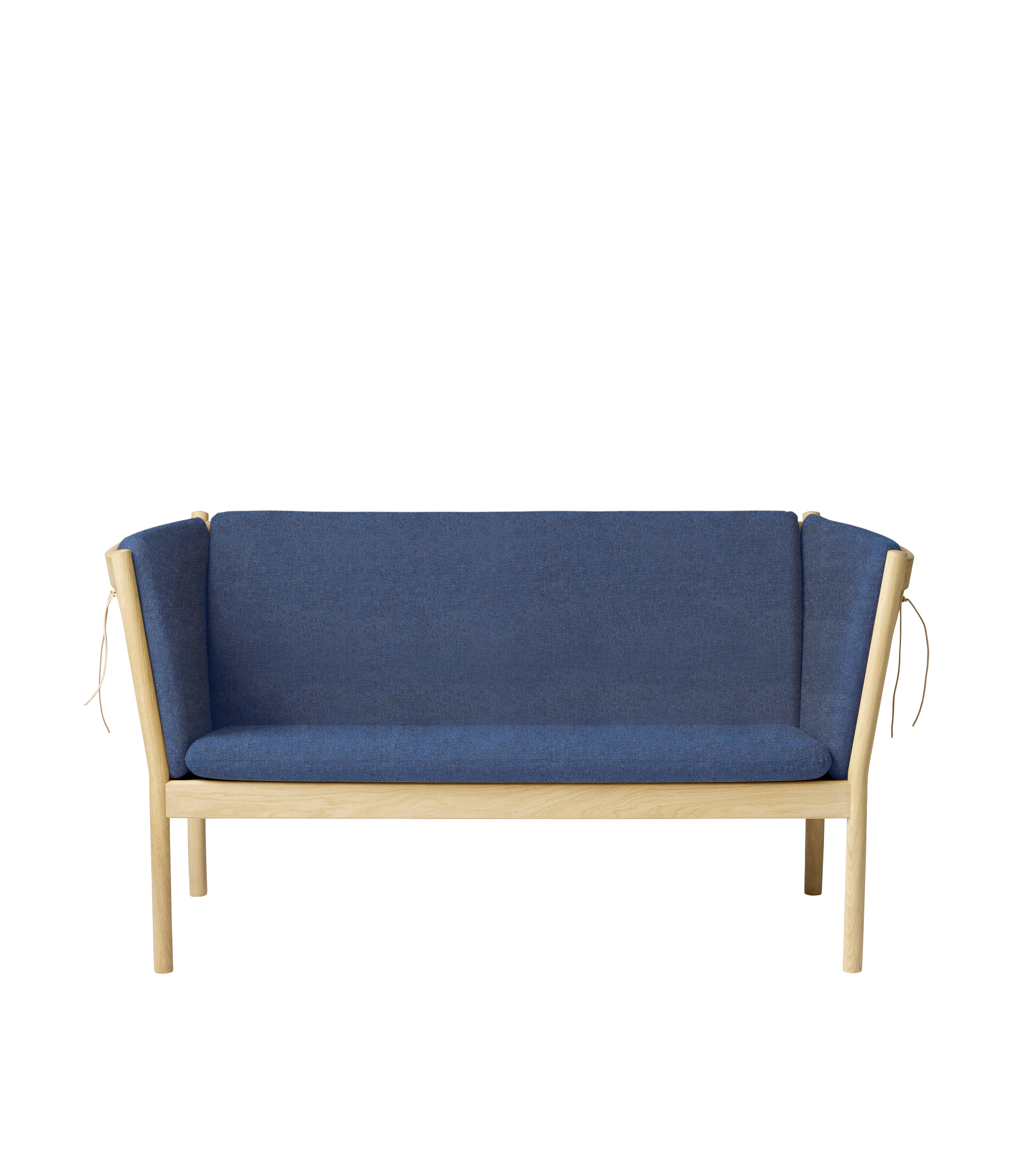 J148 - 2-Seater Sofa - Oak - Dark Blue (36)