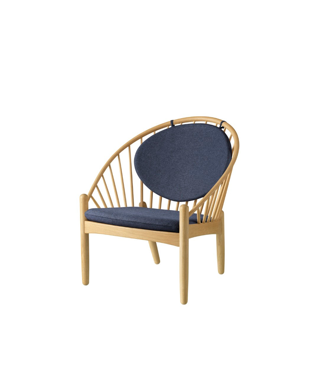 J166 Jørna - Chair - Oak - Dark Blue