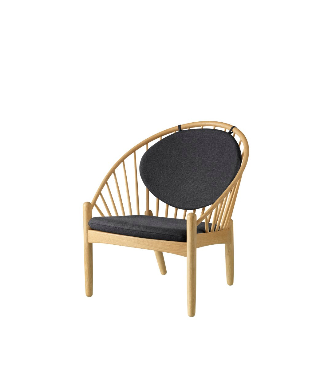 J166 Jørna - Chair - Oak - Dark Grey