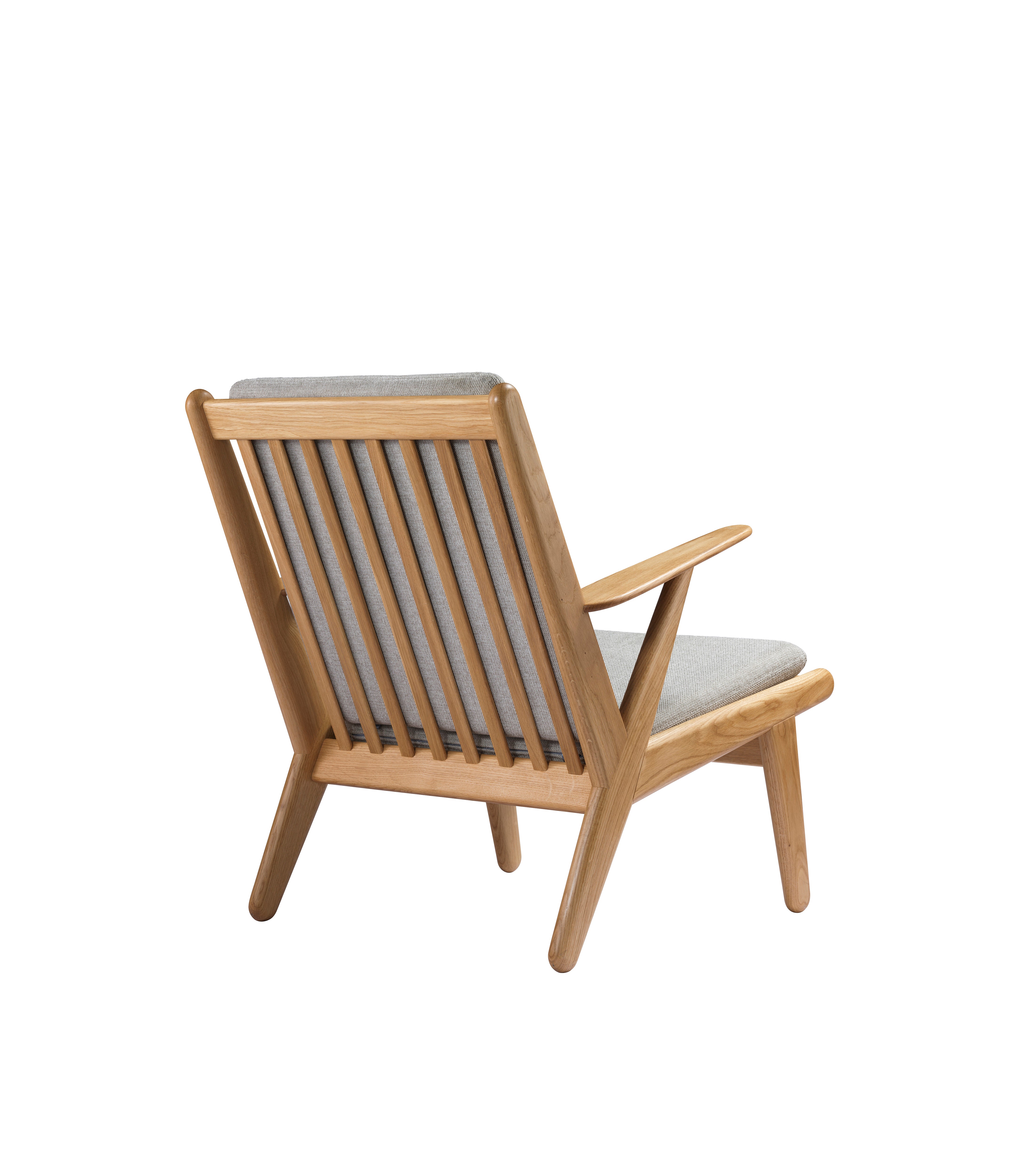 J53 - Armchair - Oak - Light Grey