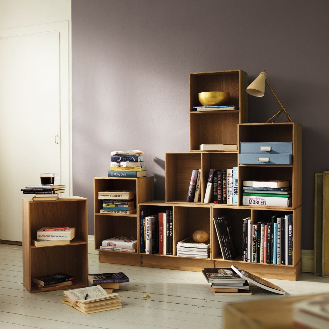 B98 - Bookshelves - Oak - 36 x 54 x 32