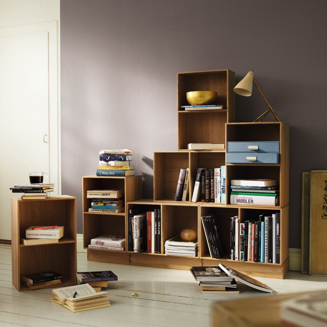 B98 - Bookshelves - Oak - 36 x 54 x 28