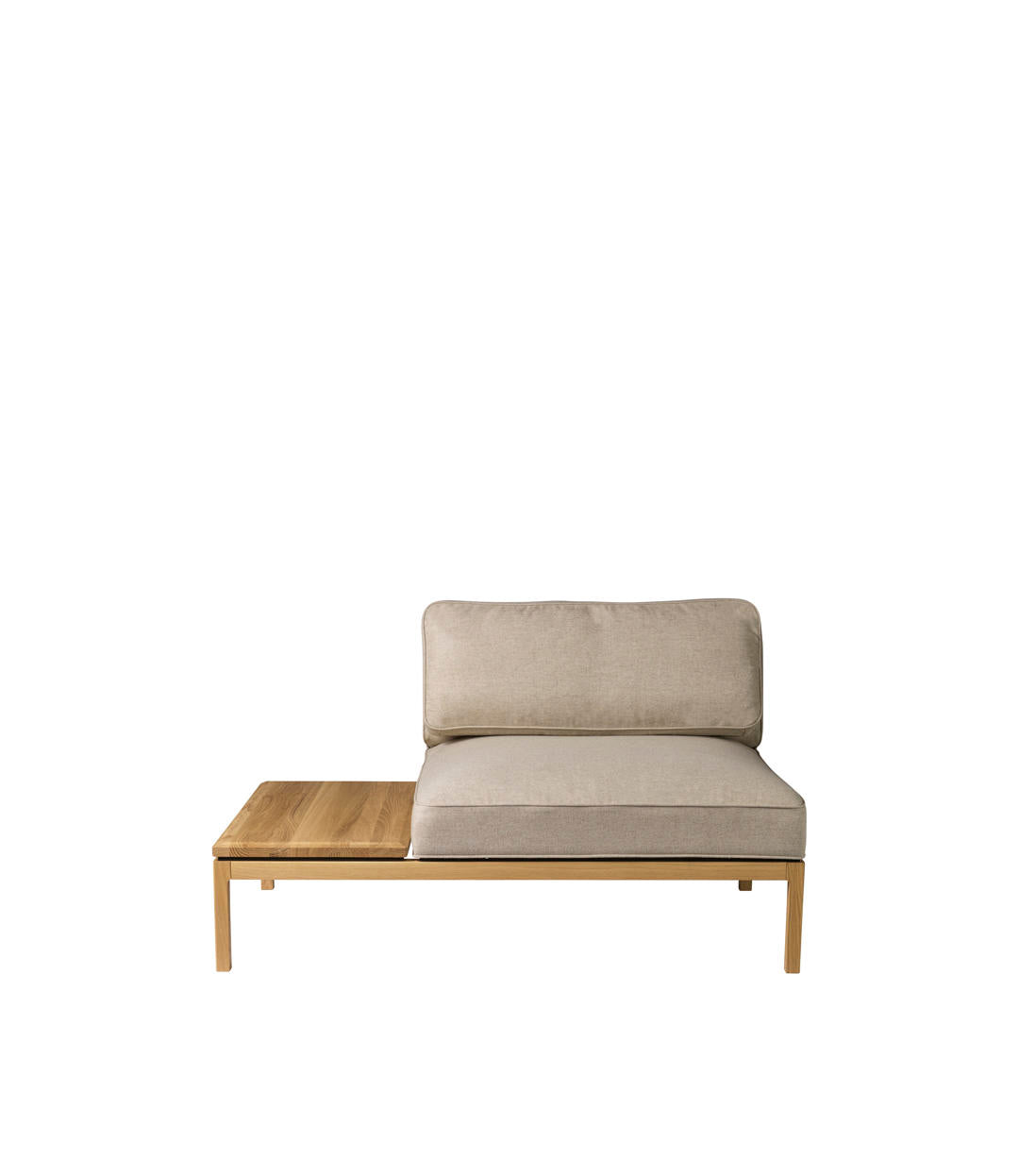 L37 7-9-13 Sofa Venstre Bordmodul 130 cm i Beige (20) af Thomas E. Alken