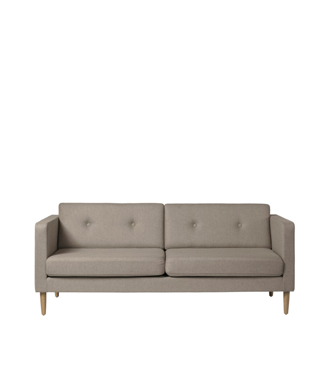 L42 Firhøj 2,5 pers. sofa i Eg Lysebrun/Beige af Unit10